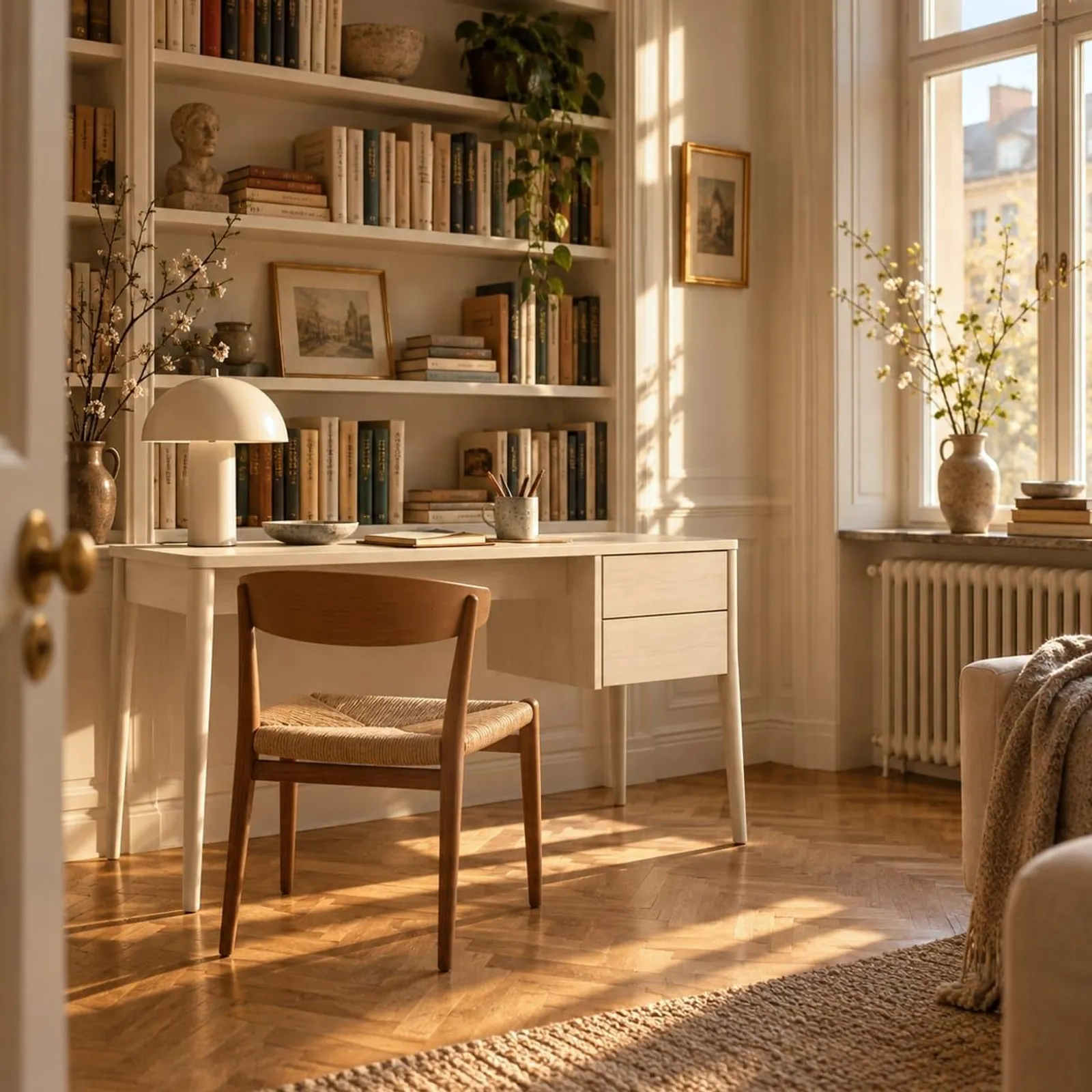 Bureau Timjan en bouleau - miniature 2