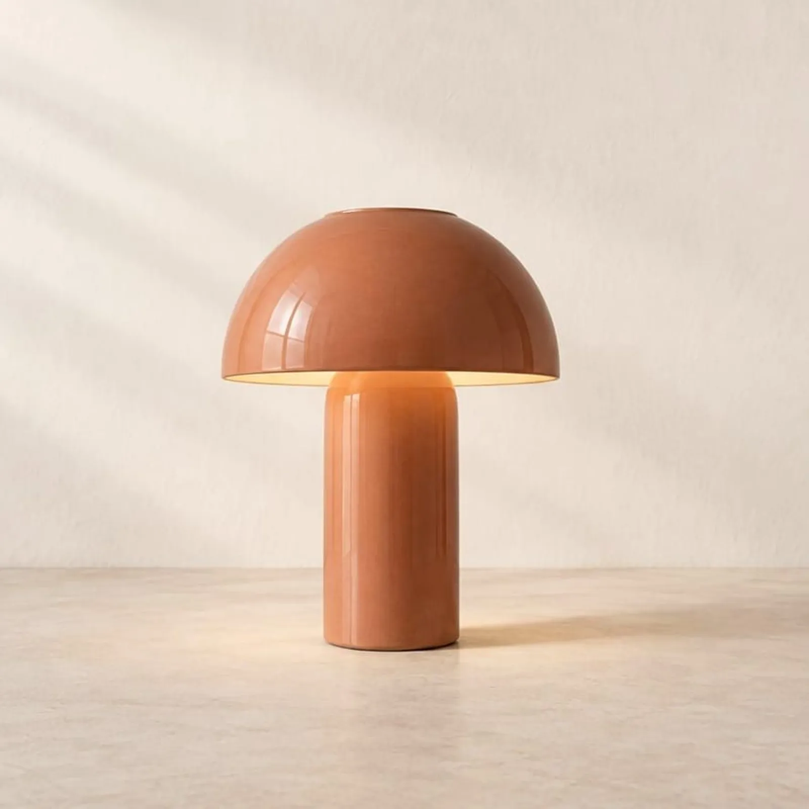 Lampe de table Hampa terracotta II
