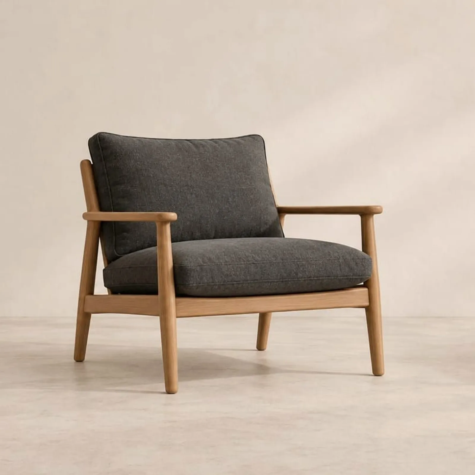 Fauteuil Holm charbon - miniature 1
