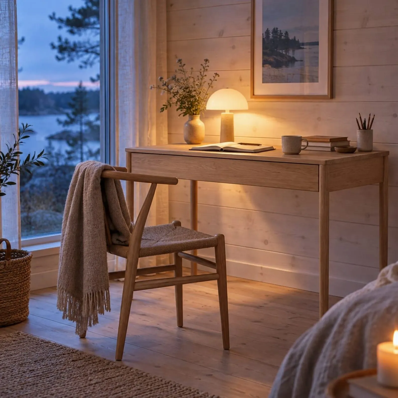 Bureau Skär en chêne - miniature 2