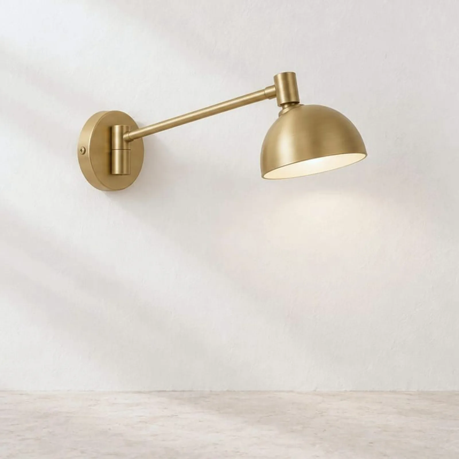 Vägglampa Strand Mässing - miniatyr 1