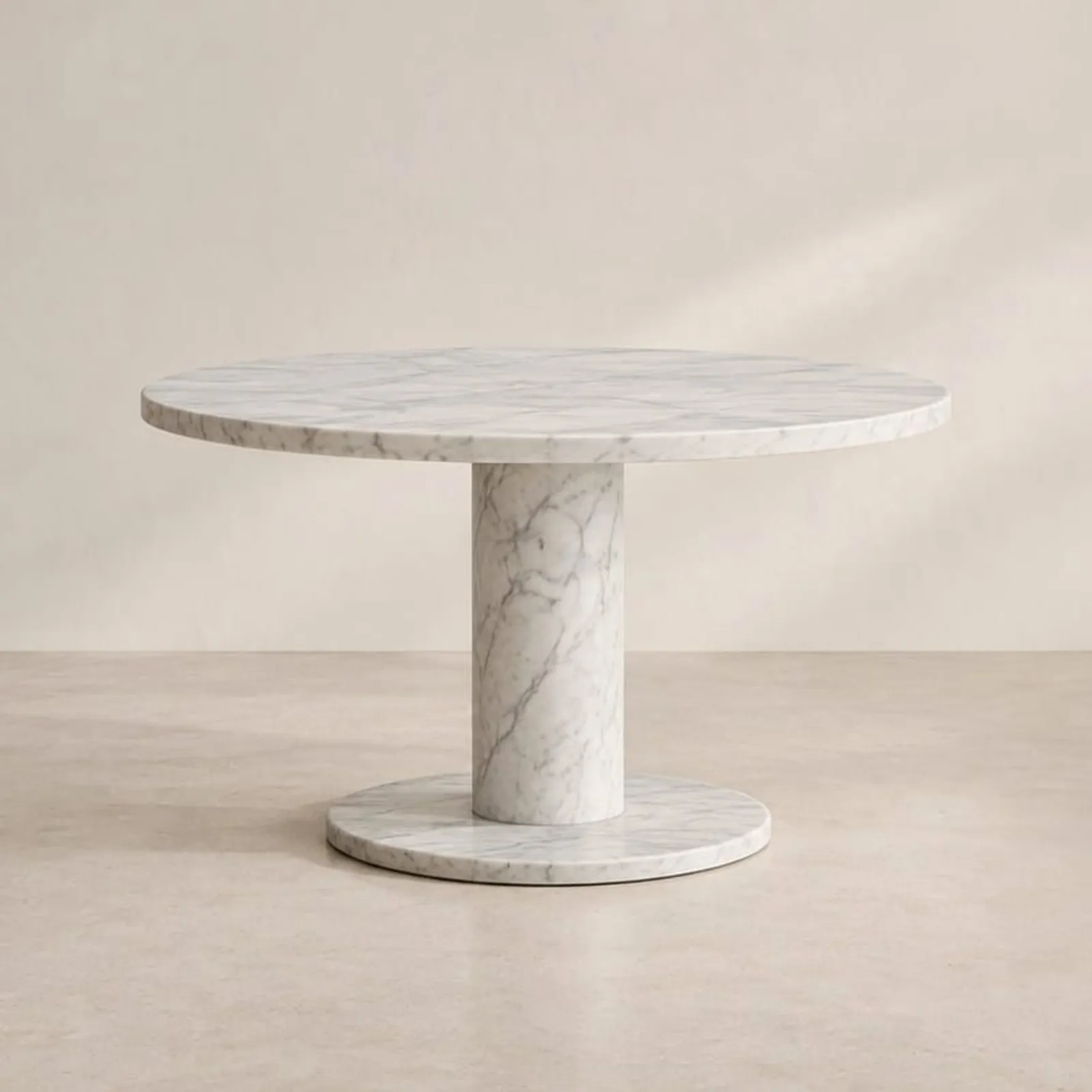 Table à manger Bränna en marbre