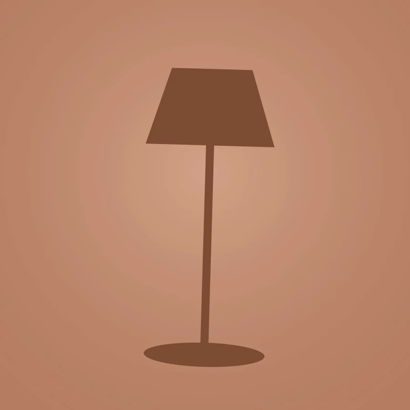Golvlampa Torö Terrakotta
