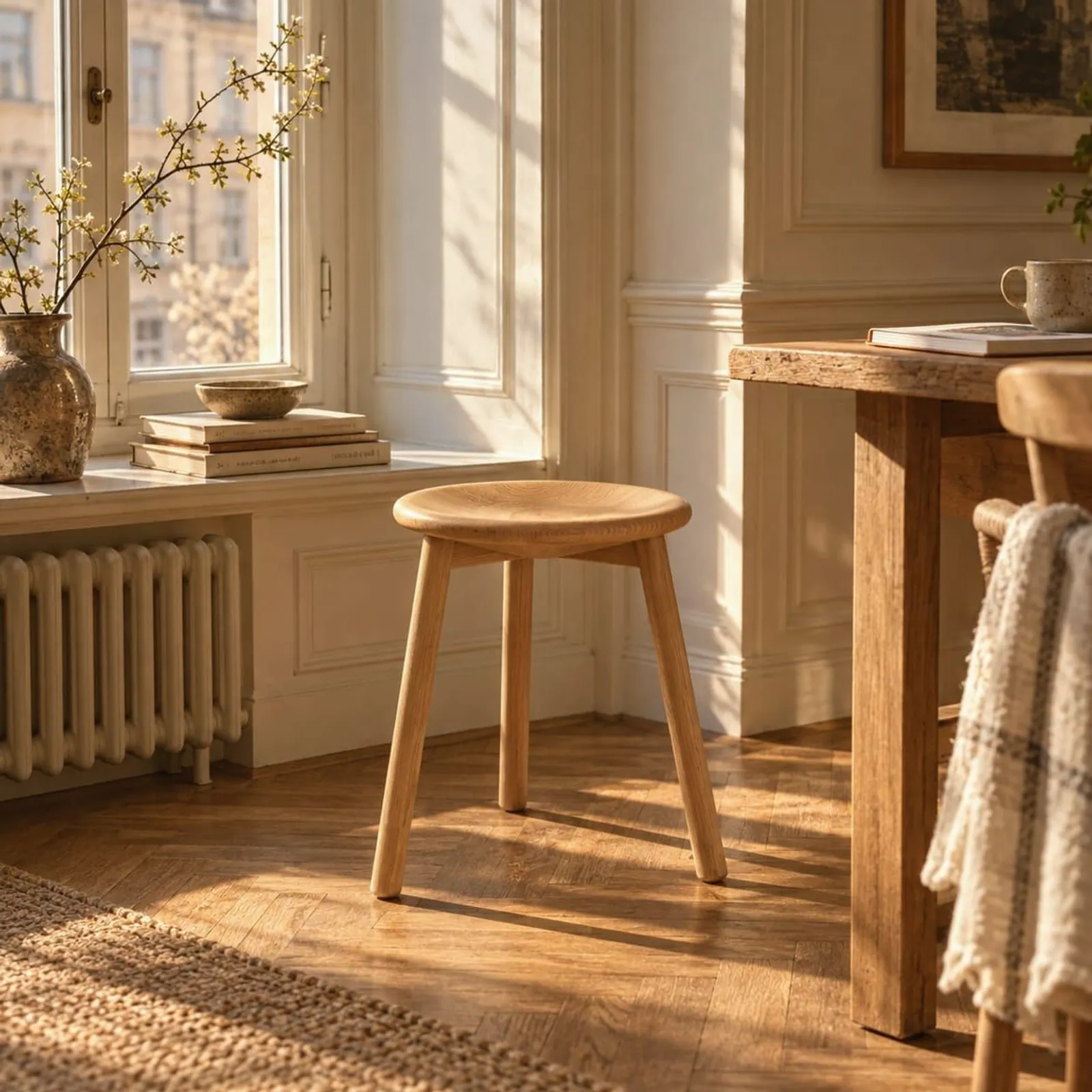 Tabouret Udde naturel - miniature 2