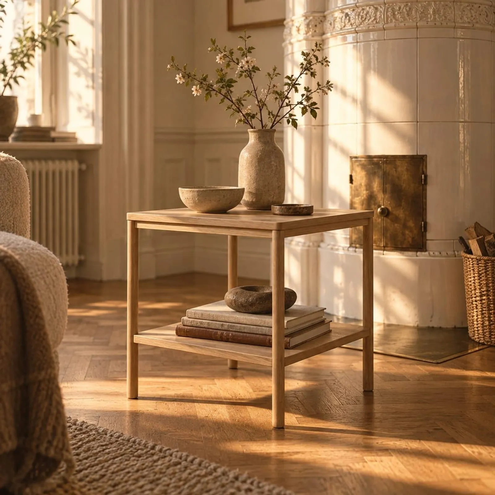 Table d’appoint Råg en chêne - miniature 2