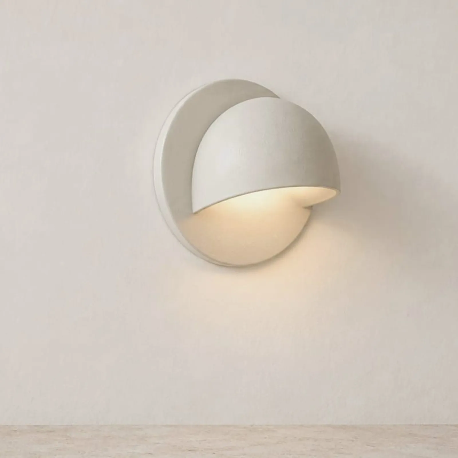 Vägglampa Sund Kritvit - miniatyr 2