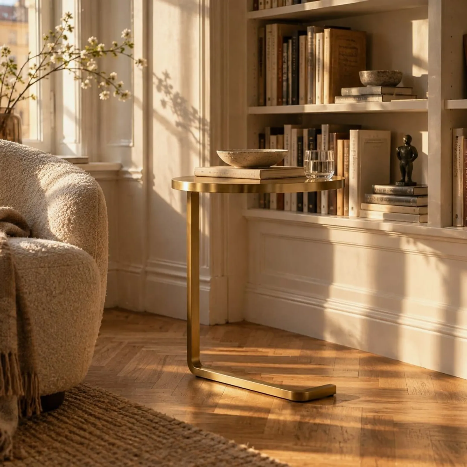 Table d’appoint Tjärn blanc craie - miniature 2