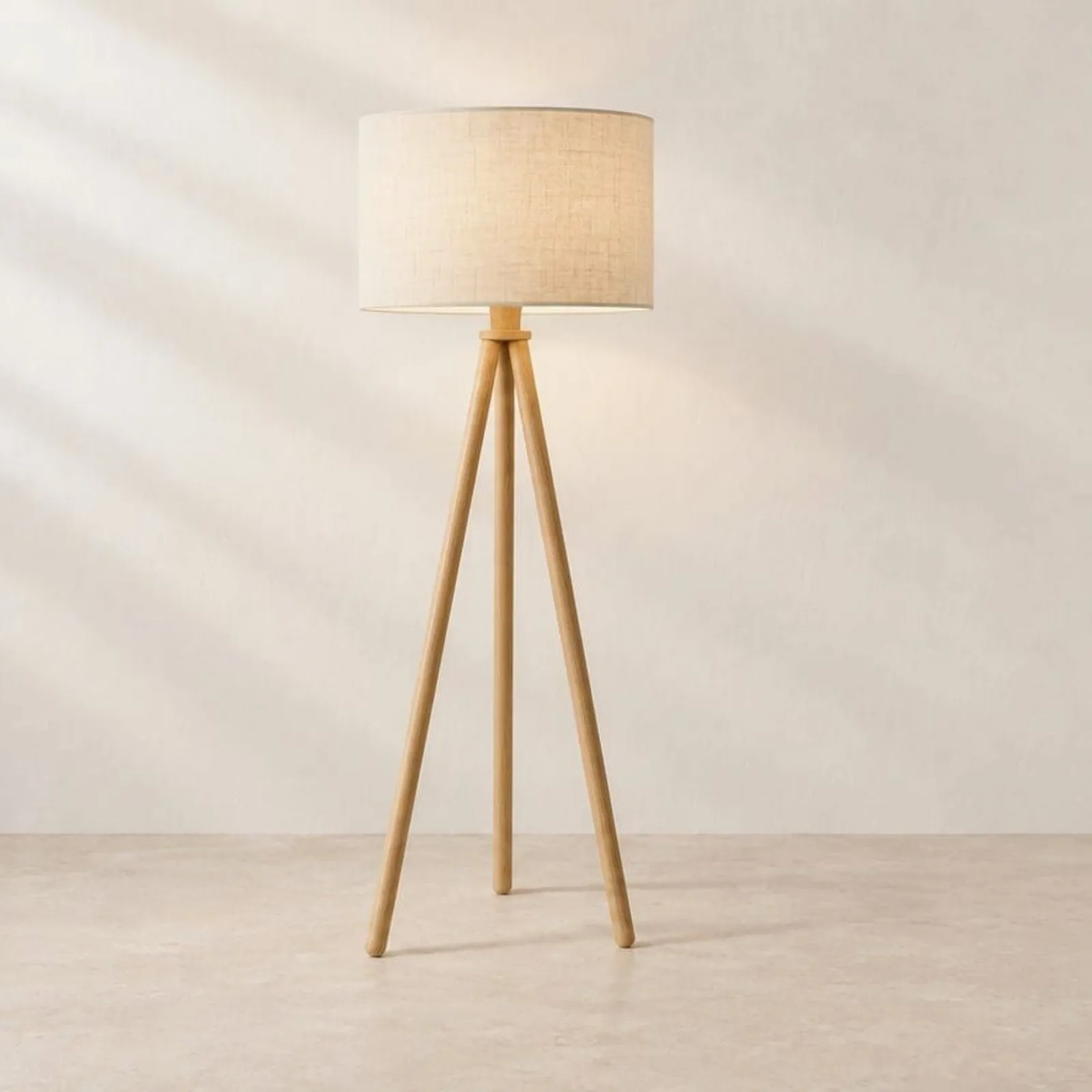 Golvlampa Timjan Natur II - miniatyr 1