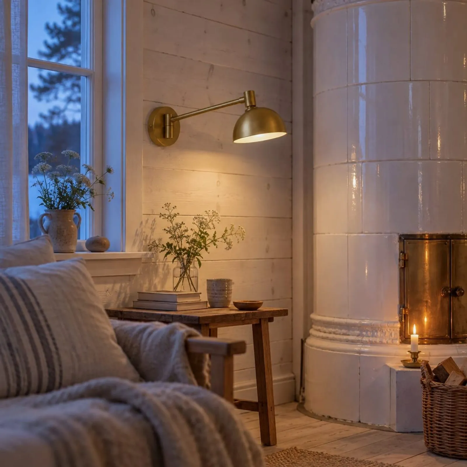 Vägglampa Kusten Ockra - miniatyr 2