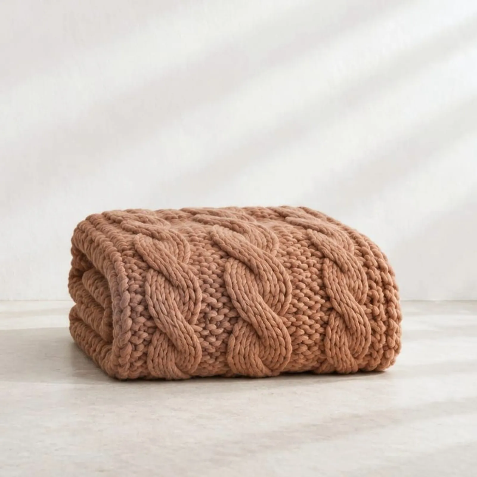 Plaid Äng terracotta