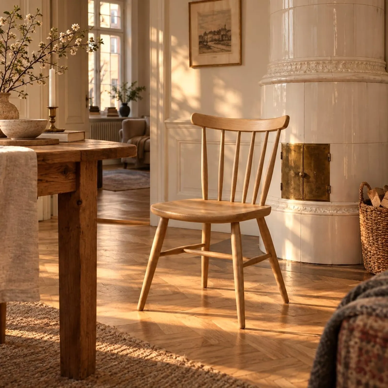 Chaise Kusten charbon - miniature 2