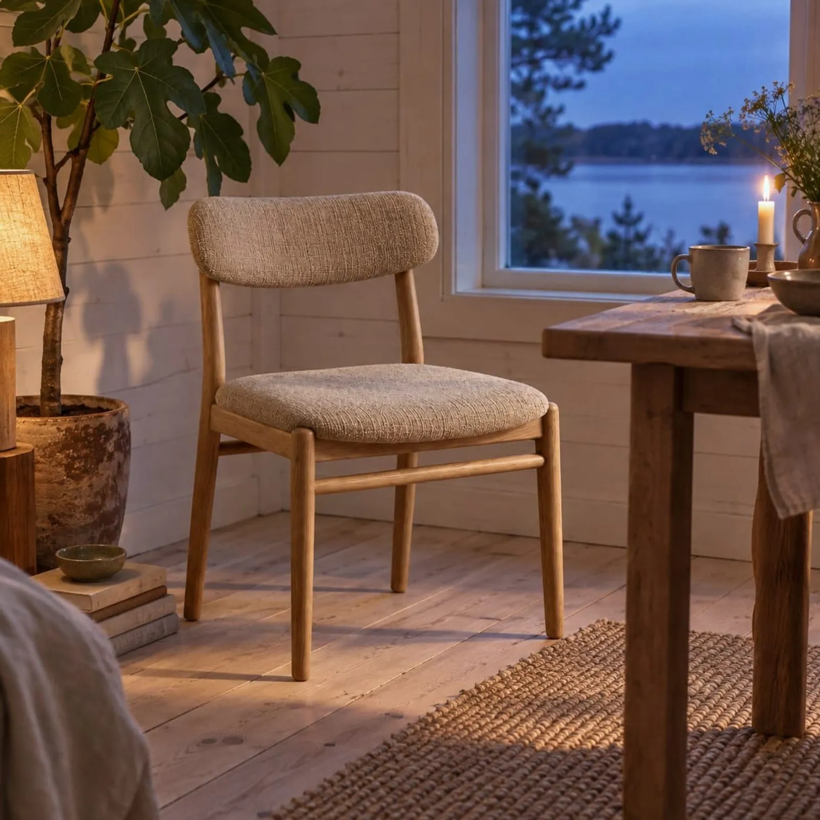 Chaise Videt charbon II - miniature 2