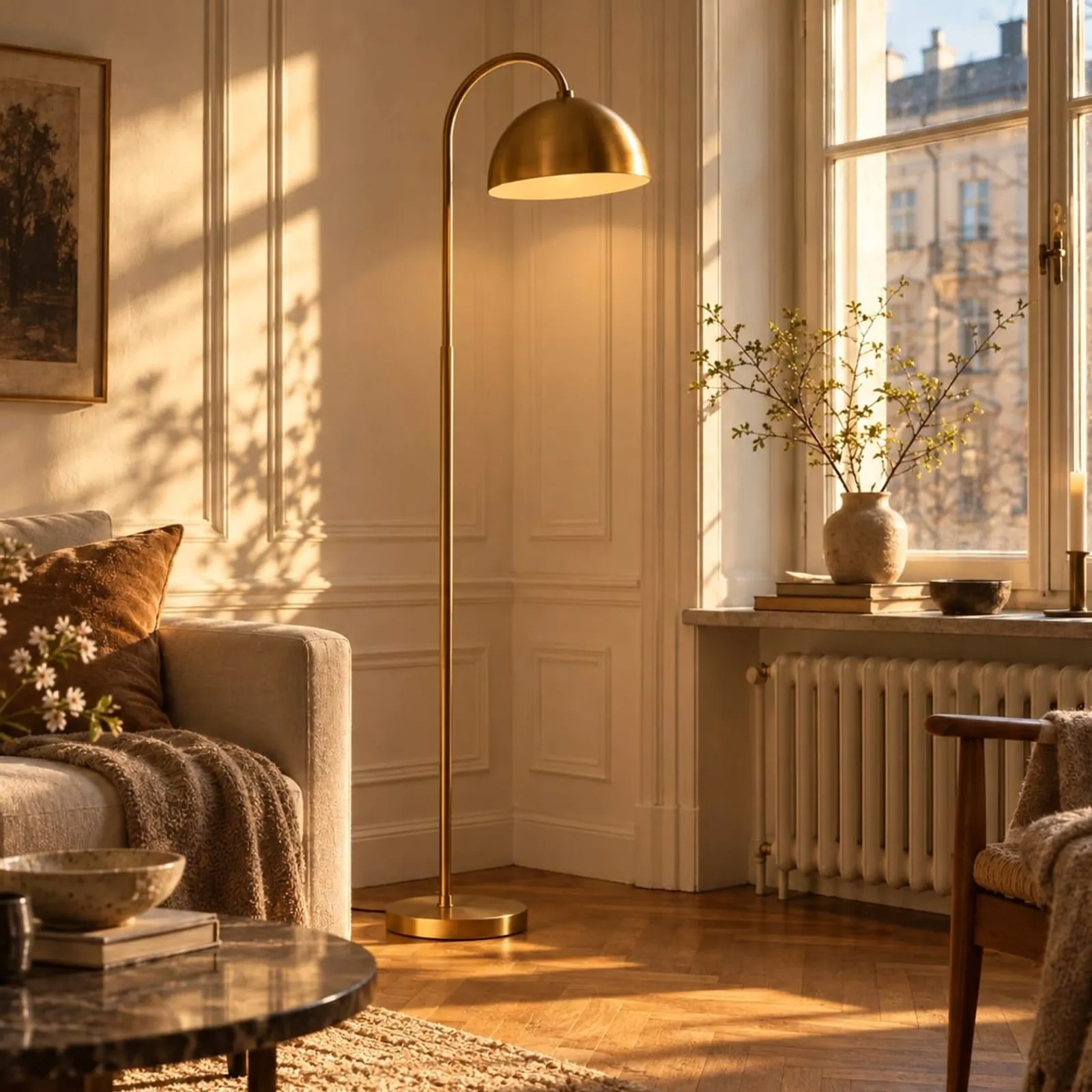 Lampadaire Alm en acier - miniature 2