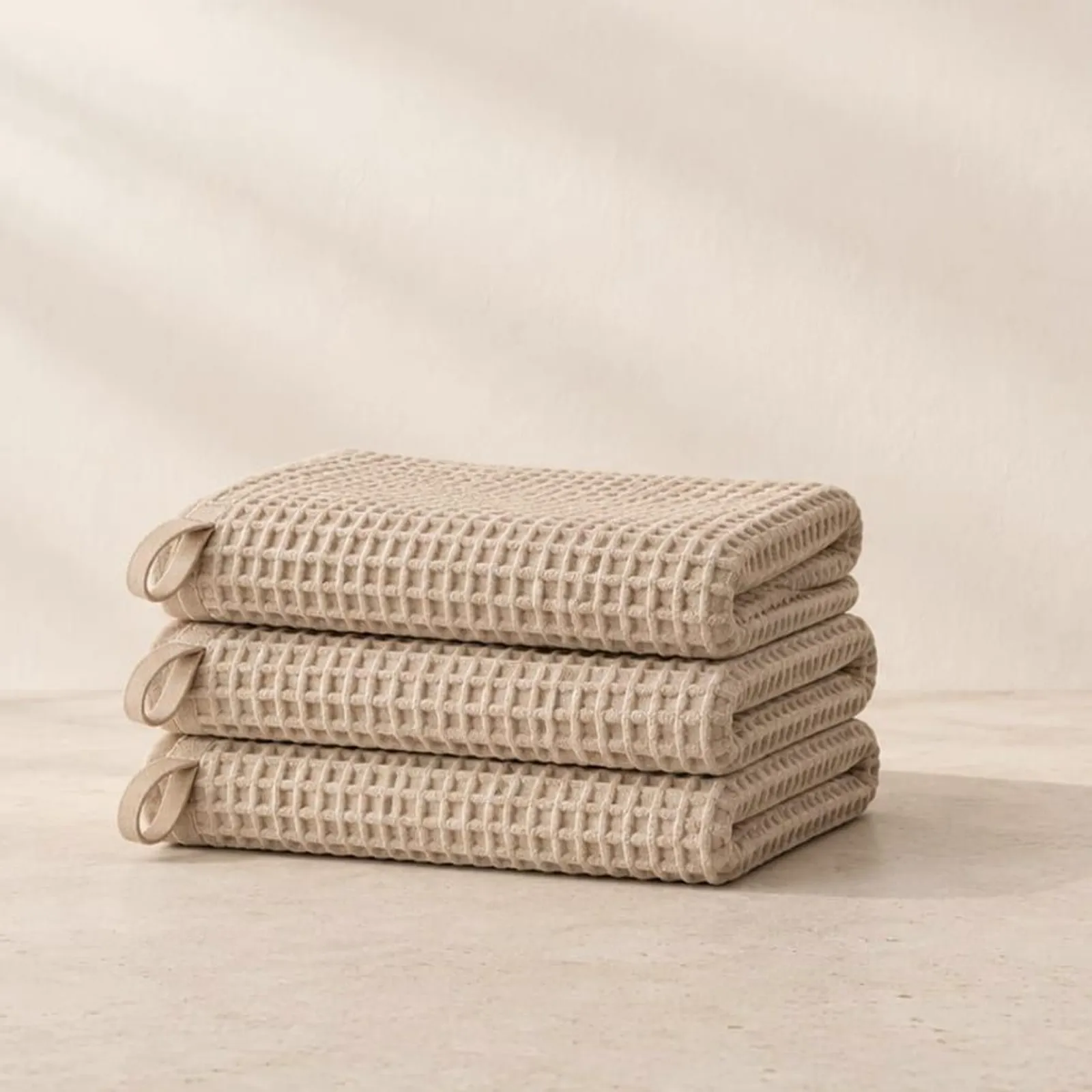 Serviette Ull sable IV