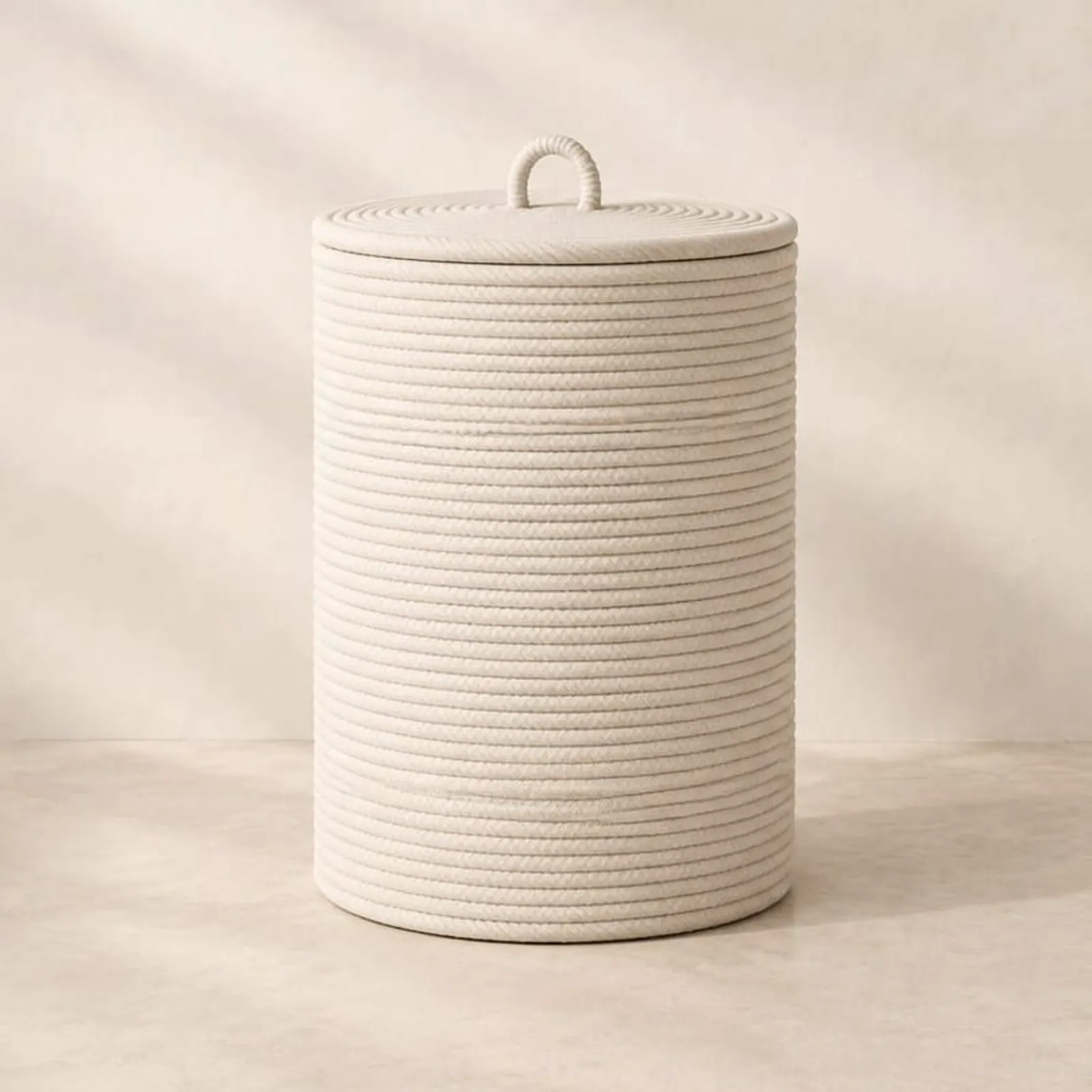 Panier Enen blanc craie II