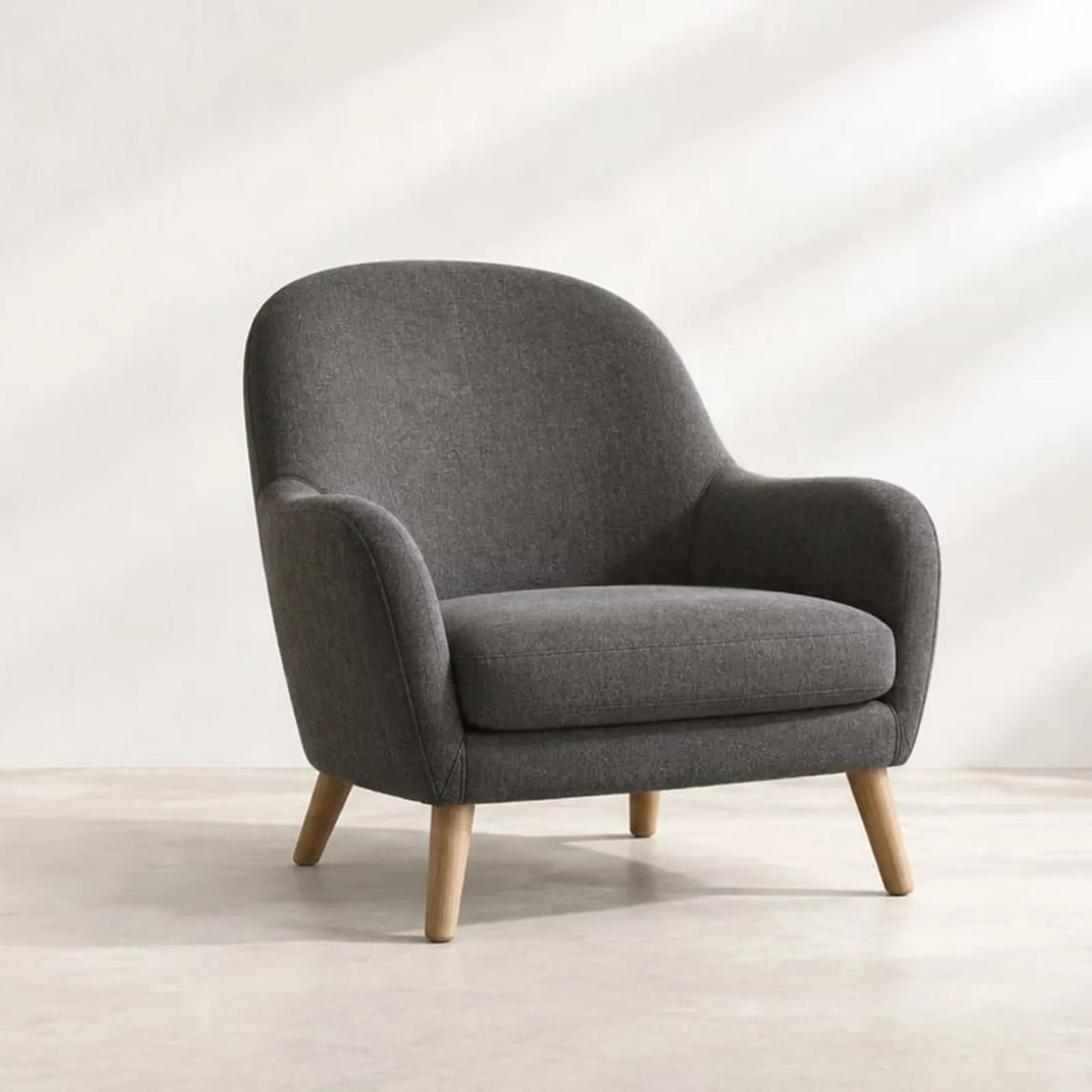 Fauteuil Lind en laine - miniature 1