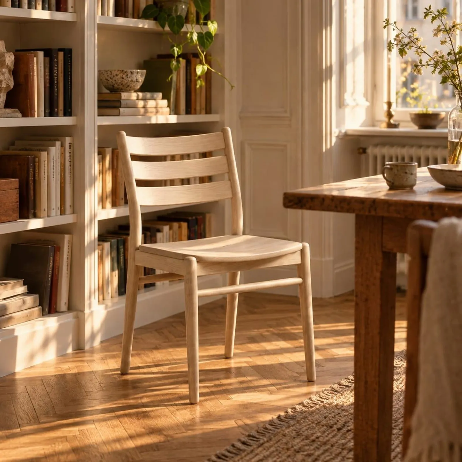 Chaise Mossa blanc craie III - miniature 2