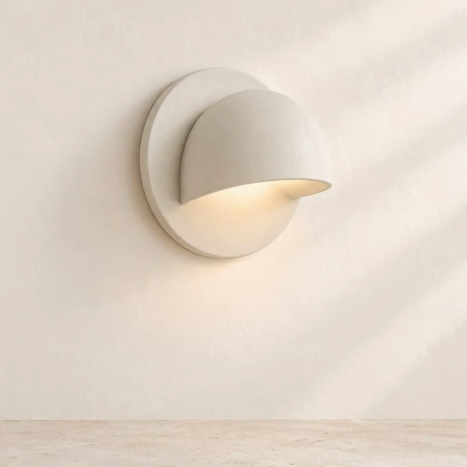Vägglampa Oxel Kritvit V - miniatyr 1