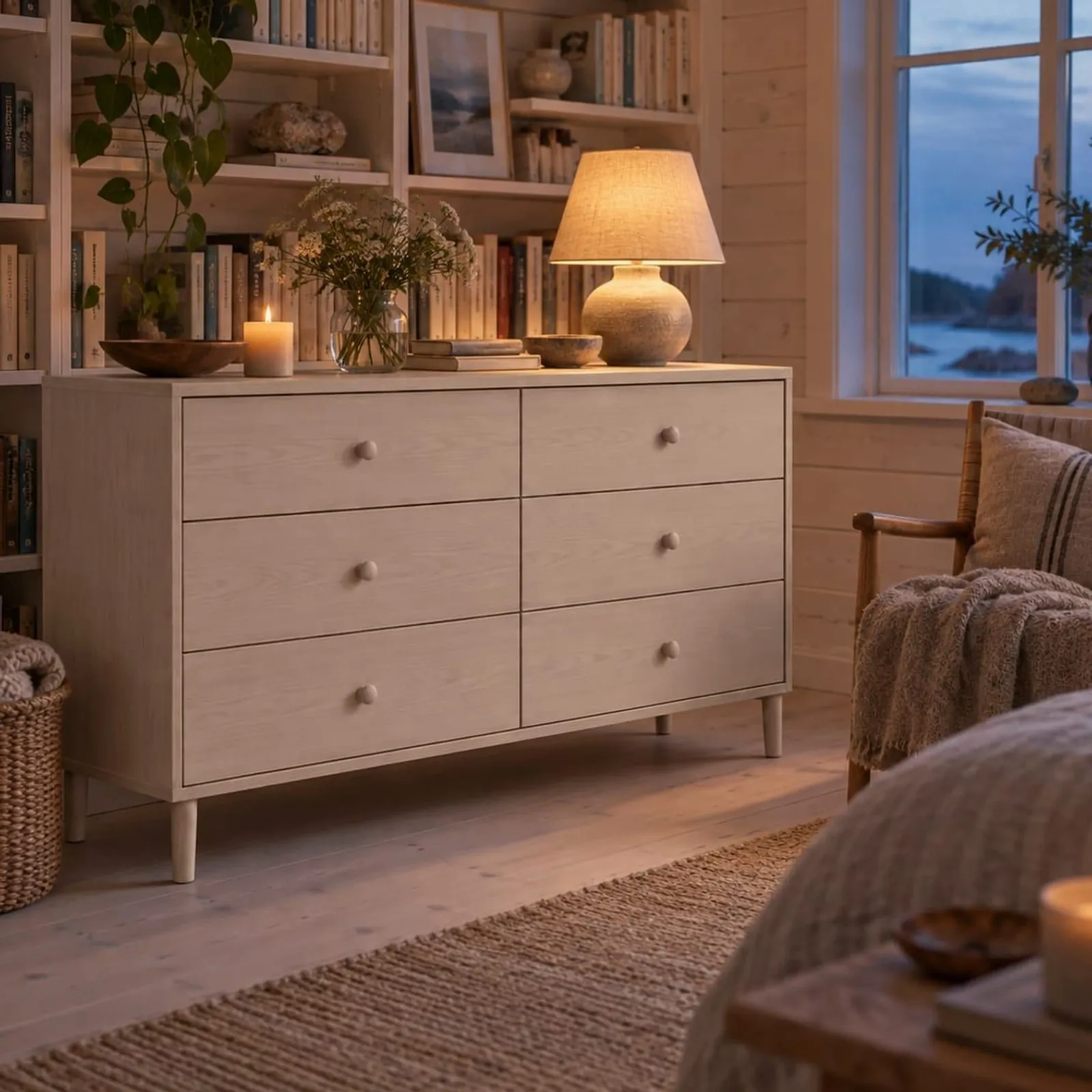 Commode Fors blanc craie - miniature 3
