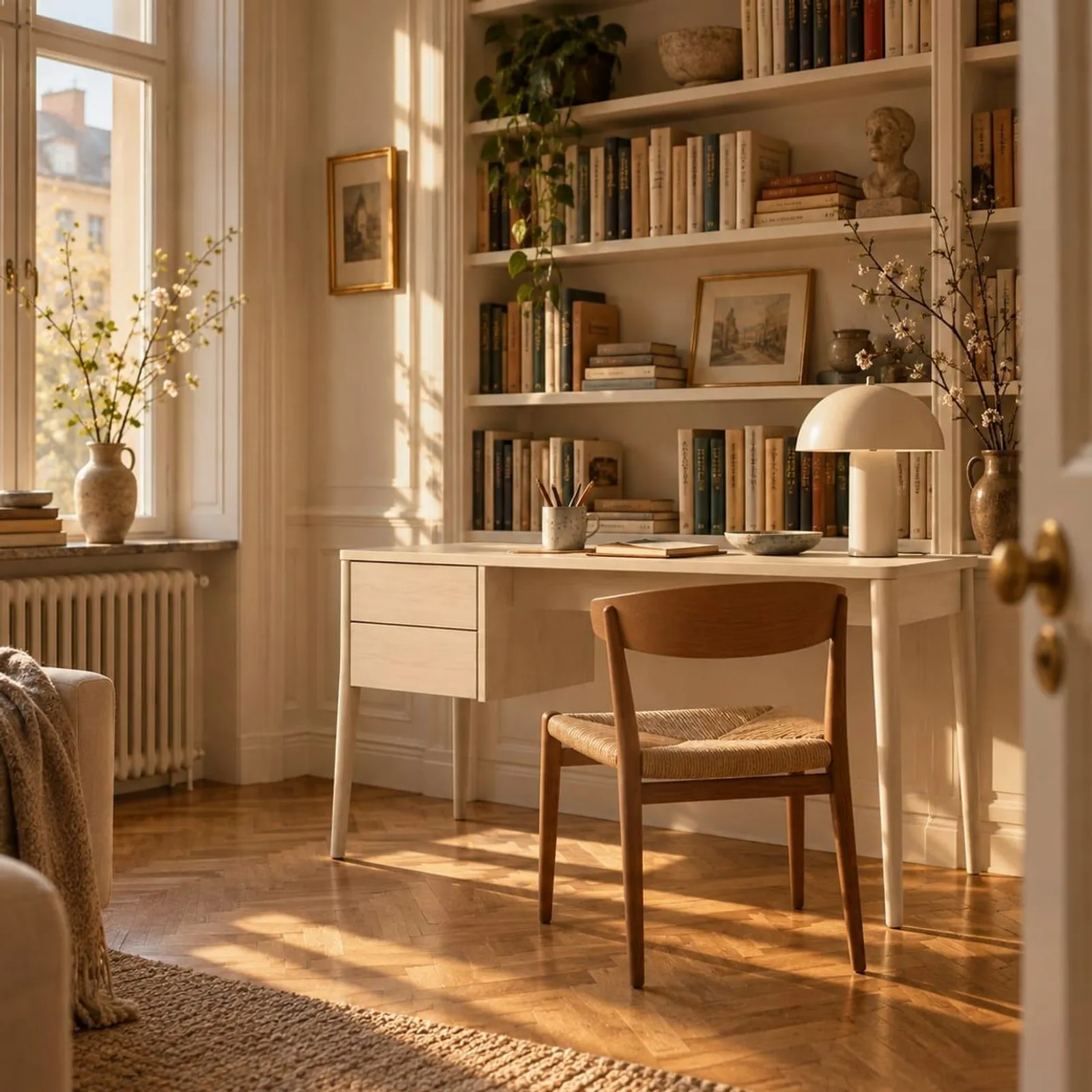 Bureau Lind en chêne - miniature 2