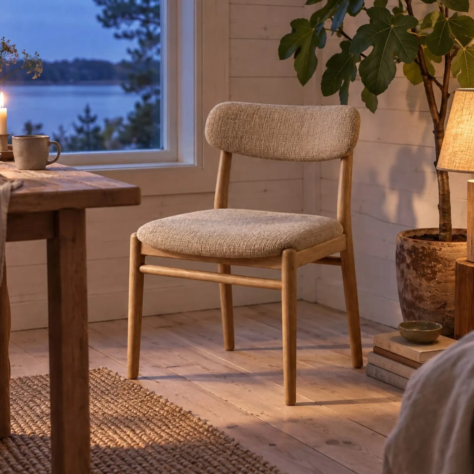 Chaise Lönn charbon II - miniature 3
