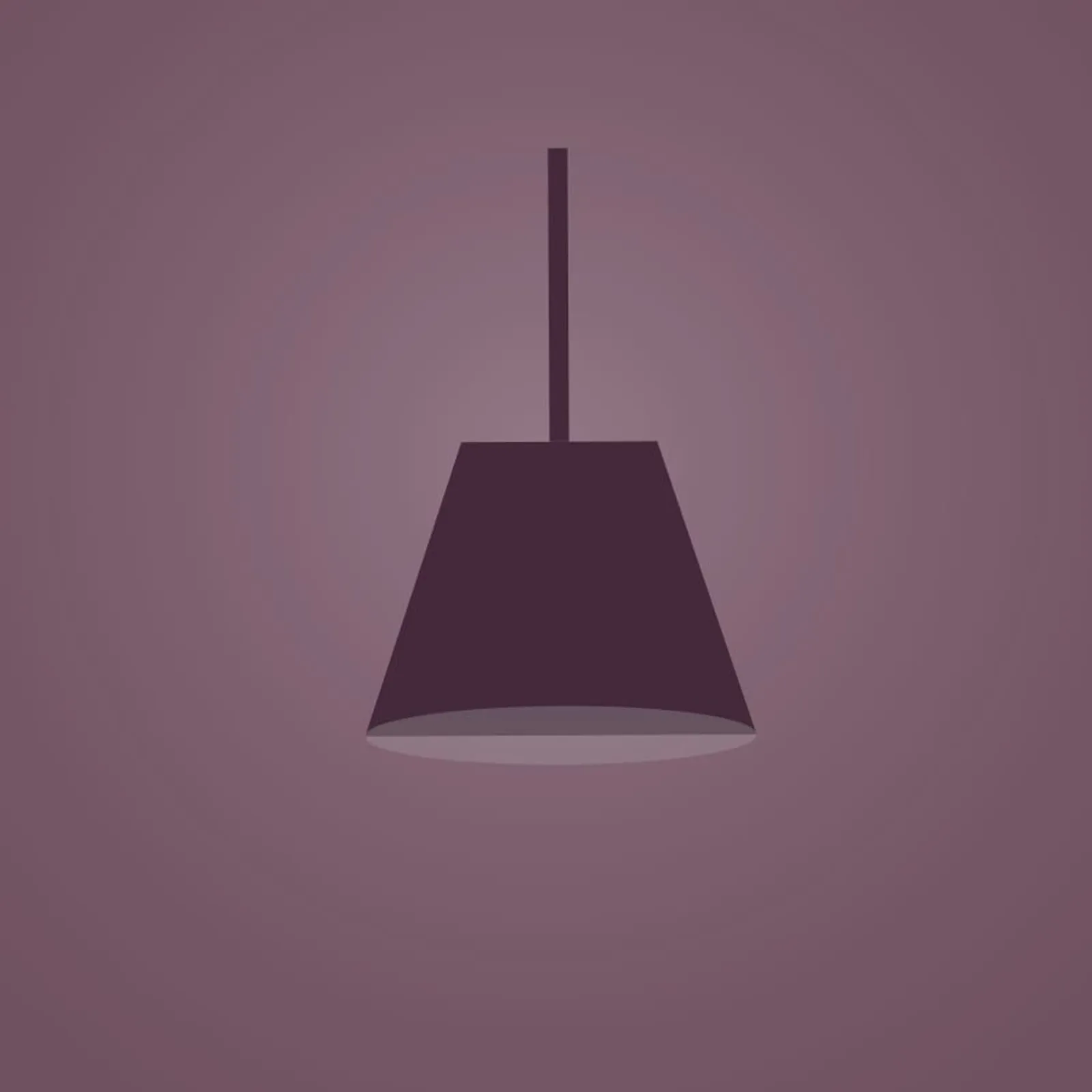 Taklampa Fjäll Plommon