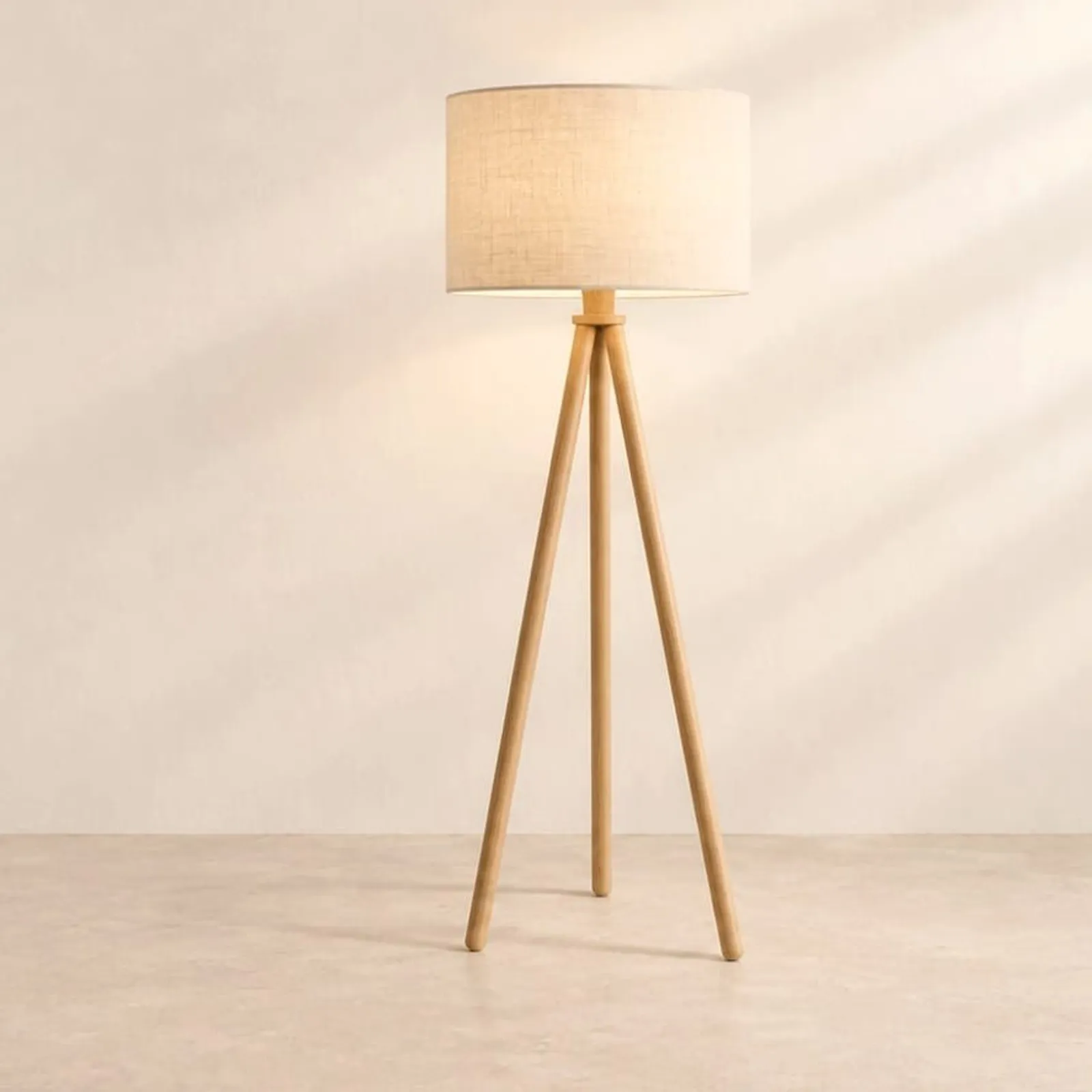 Golvlampa Råg Natur - miniatyr 1