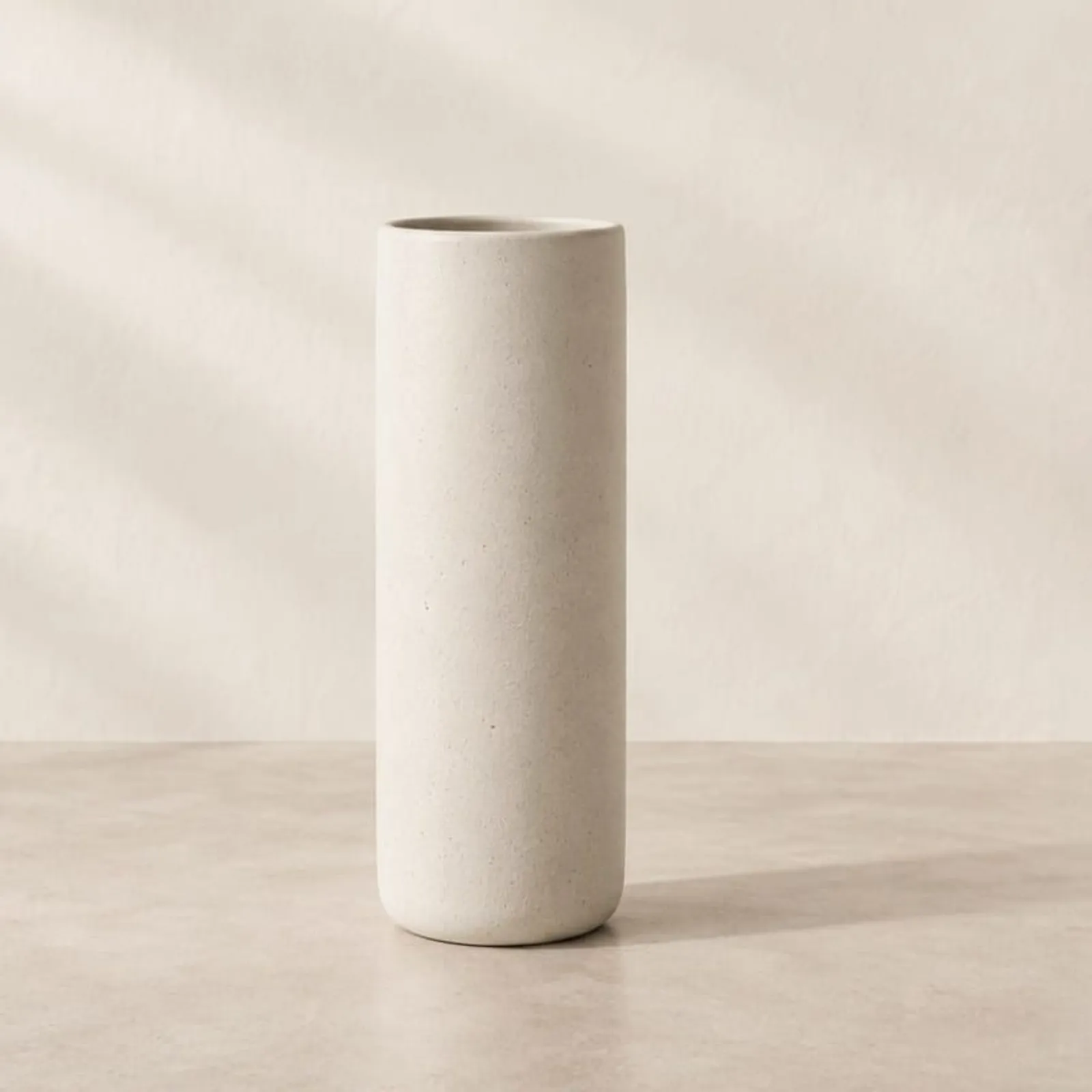Vase Nypon blanc craie
