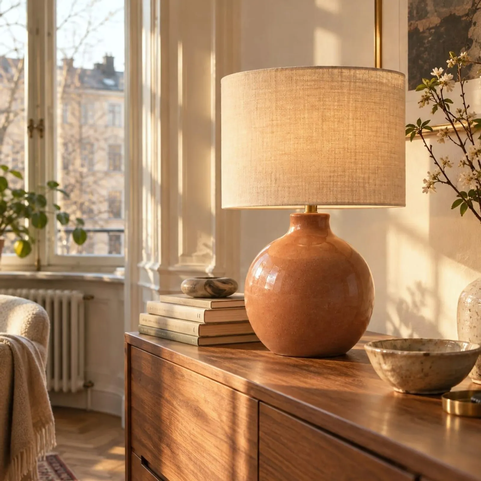 Lampe de table Hamn blanc craie IV - miniature 2