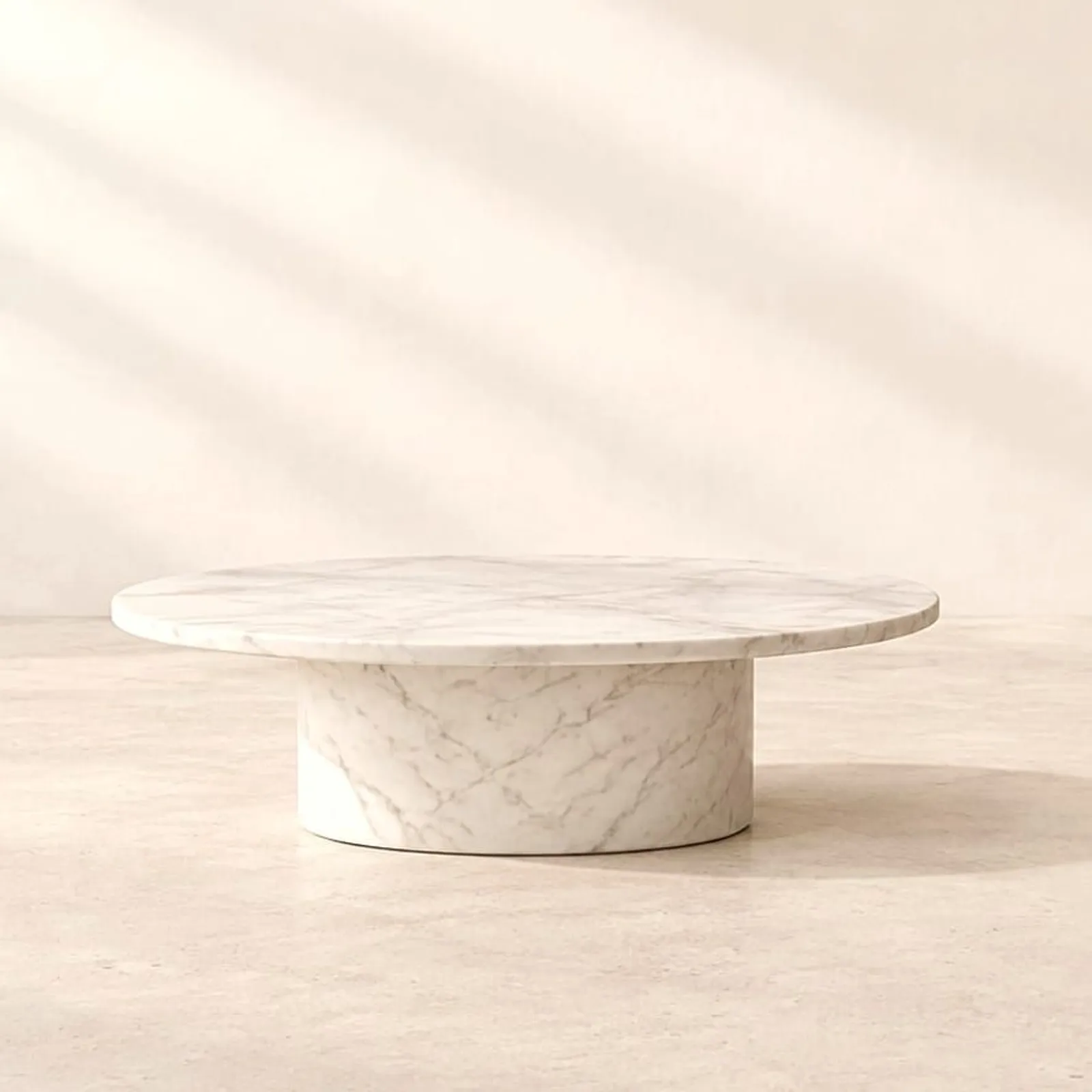 Table basse Grund blanc craie - miniature 1