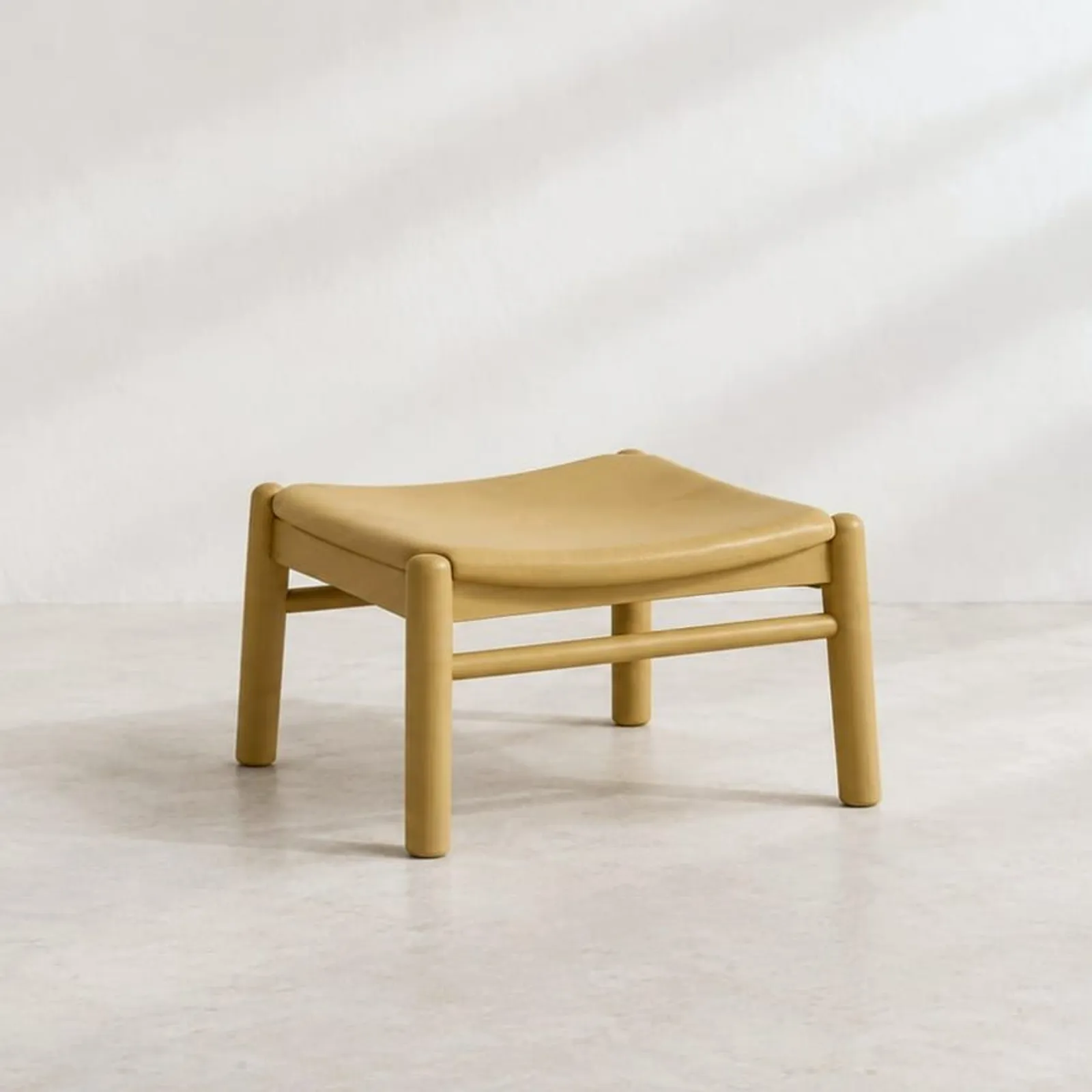 Tabouret Ull ocre V - miniature 1