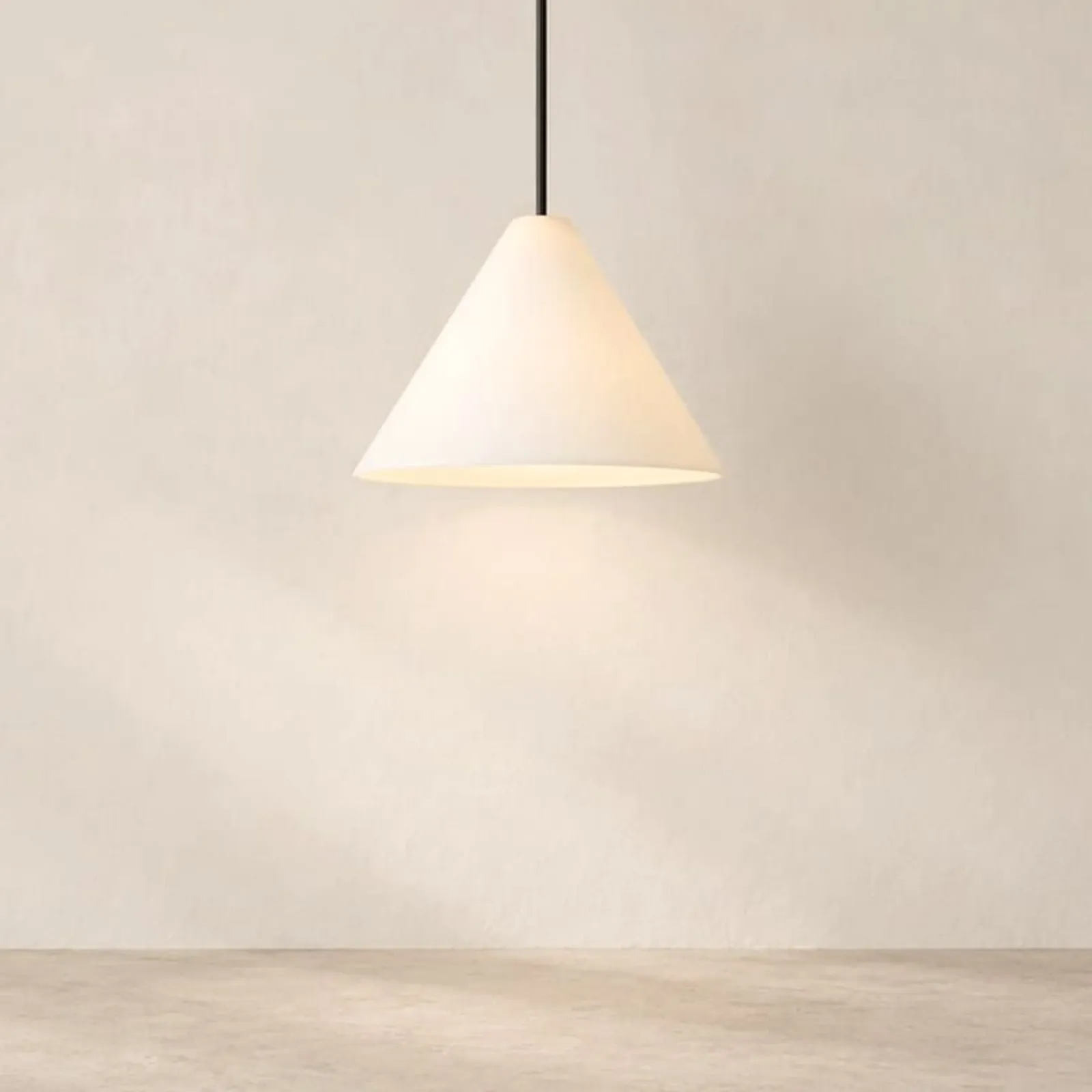 Suspension Holm blanc craie IV - miniature 1