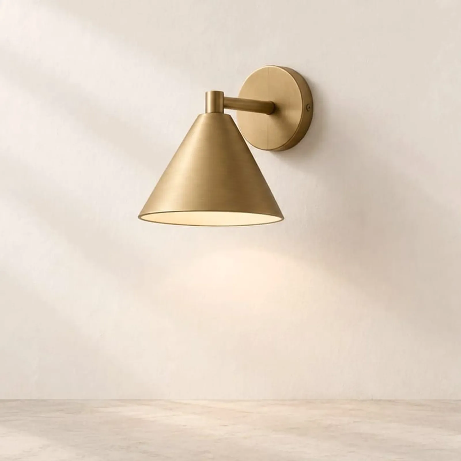 Vägglampa Lönn Ockra - miniatyr 1