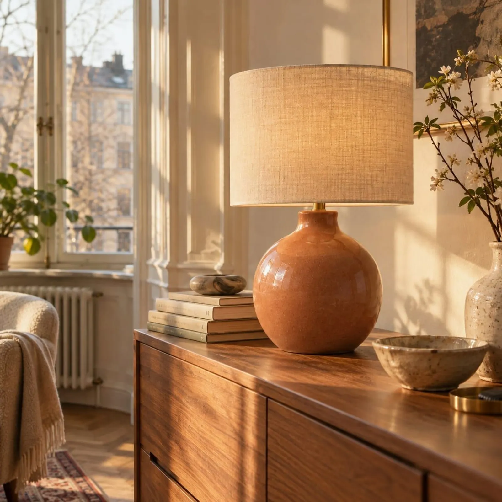 Lampe de table Hamn ocre II - miniature 2