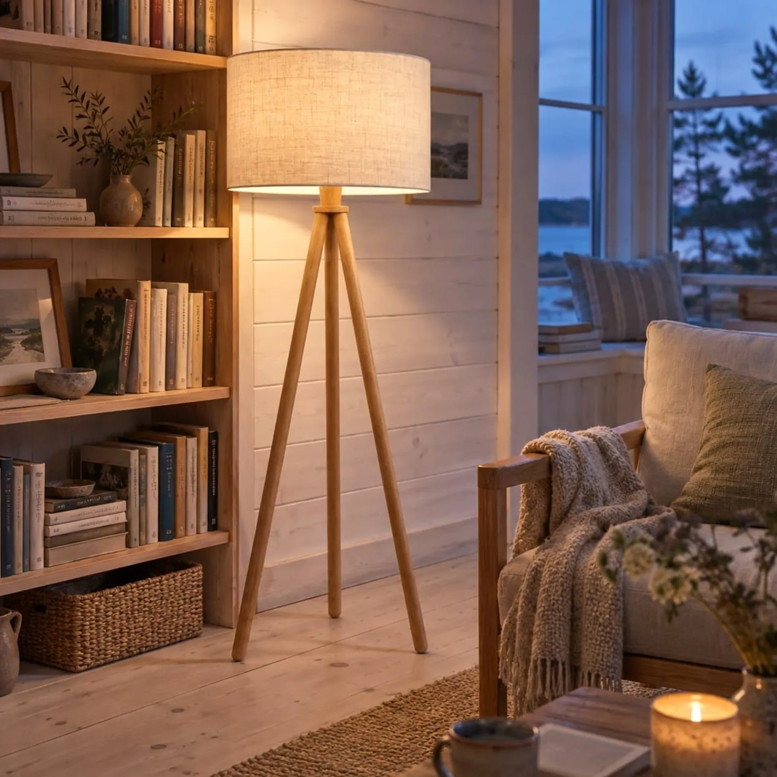 Lampadaire Korn naturel II - miniature 3