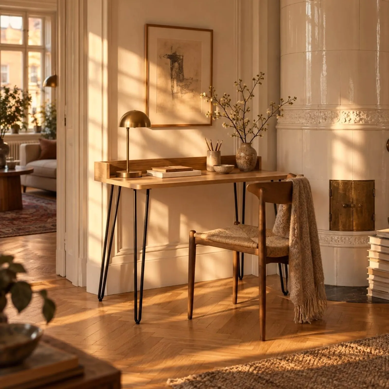 Bureau Oxel naturel - miniature 2