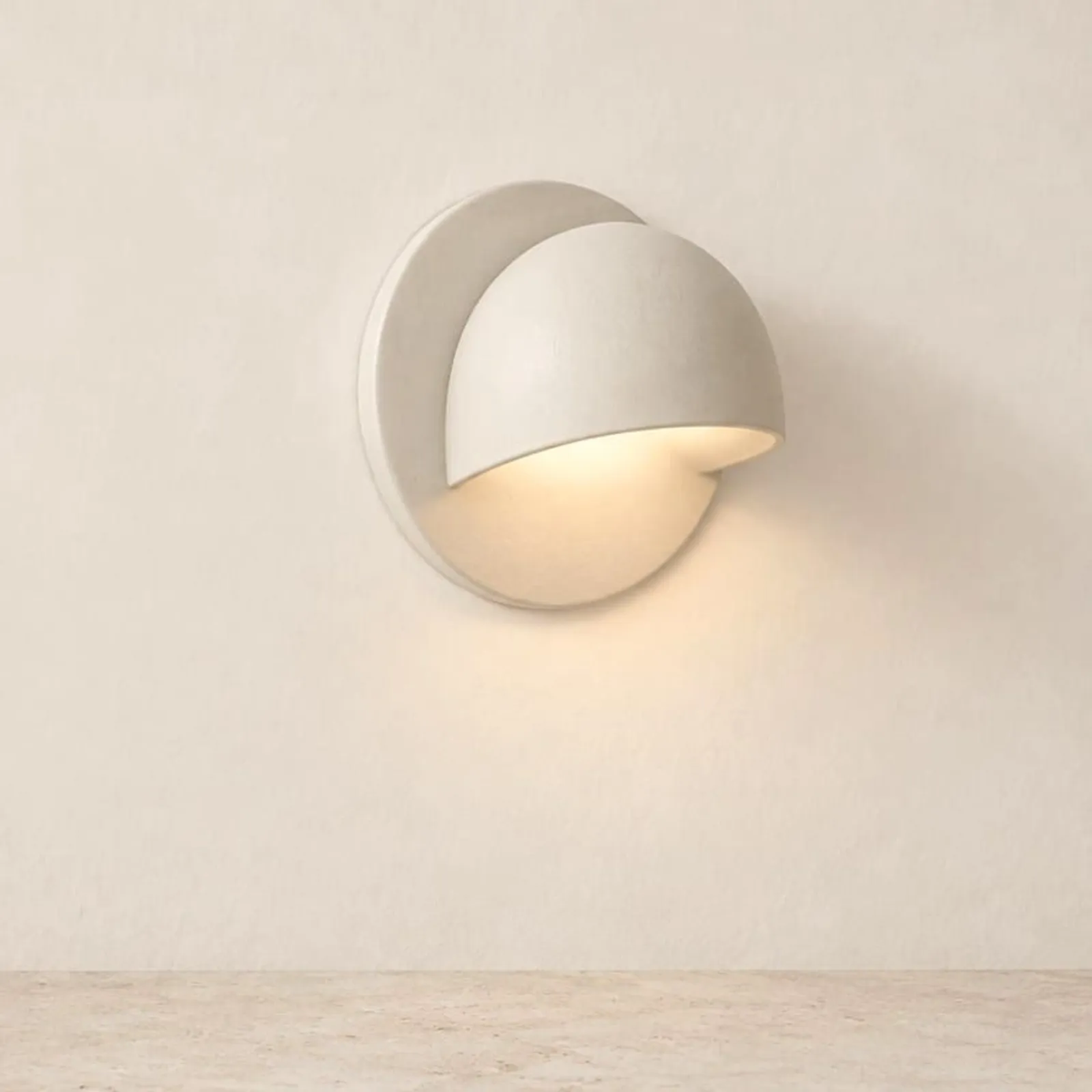 Vägglampa Skär Kritvit V - miniatyr 2