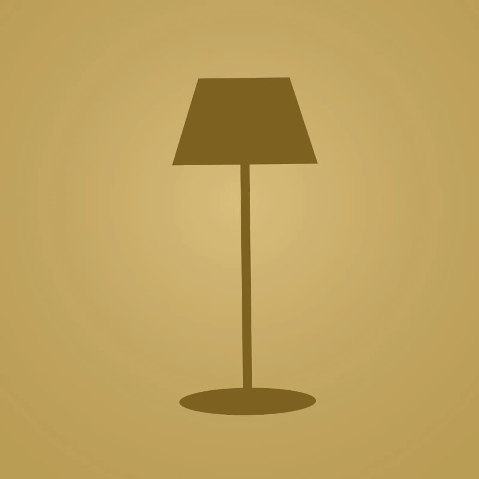 Golvlampa Hampa Mässing