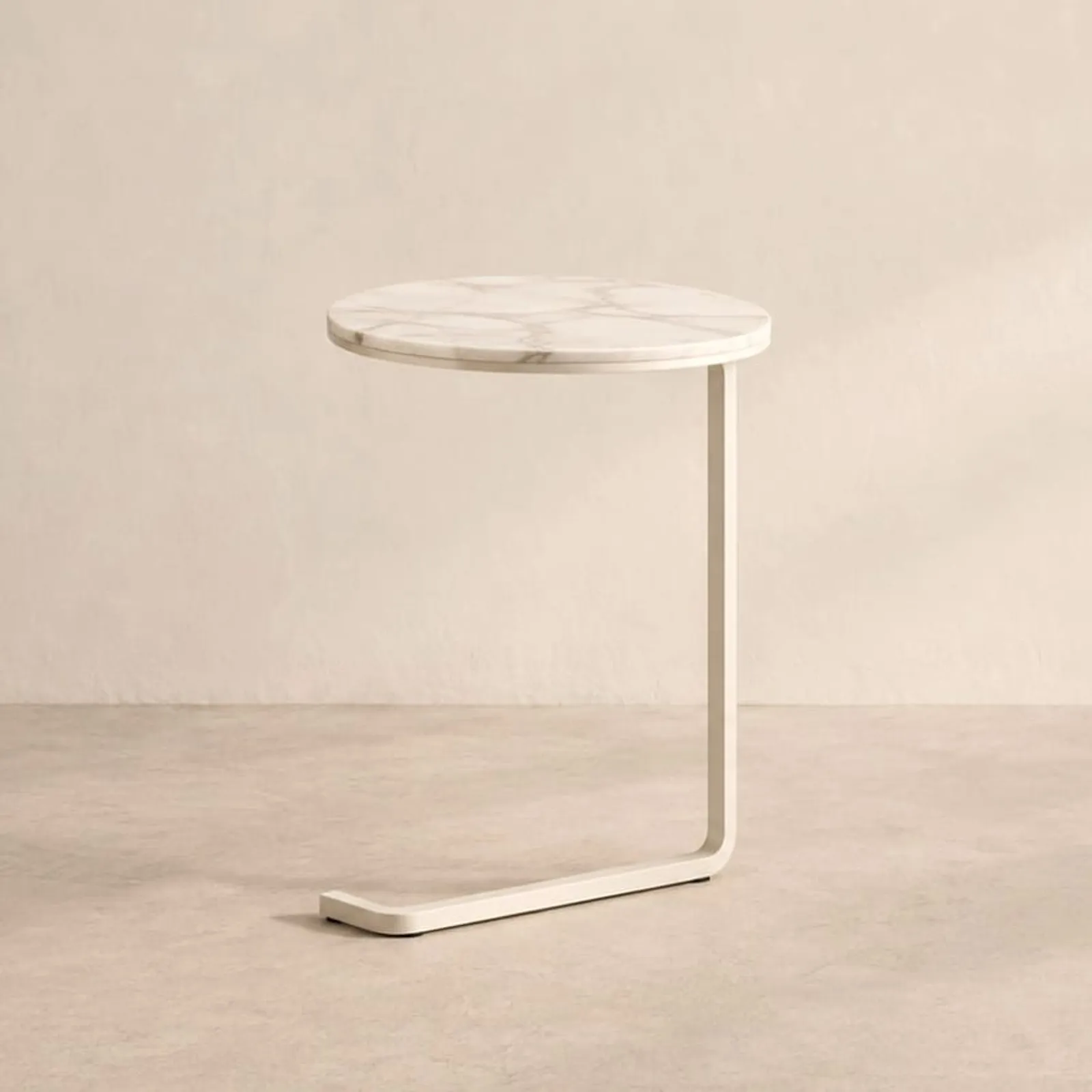Table d’appoint Kulle blanc craie V - miniature 1