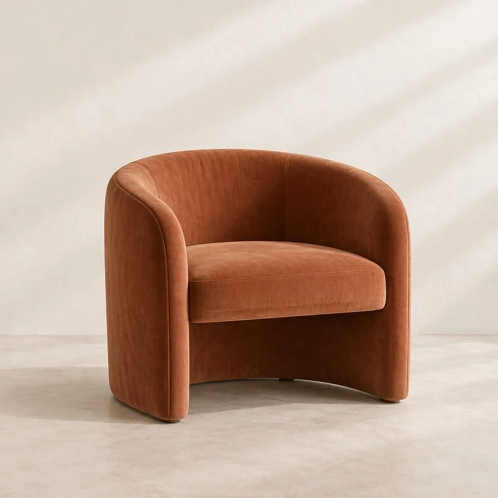Fauteuil Hägg en velours