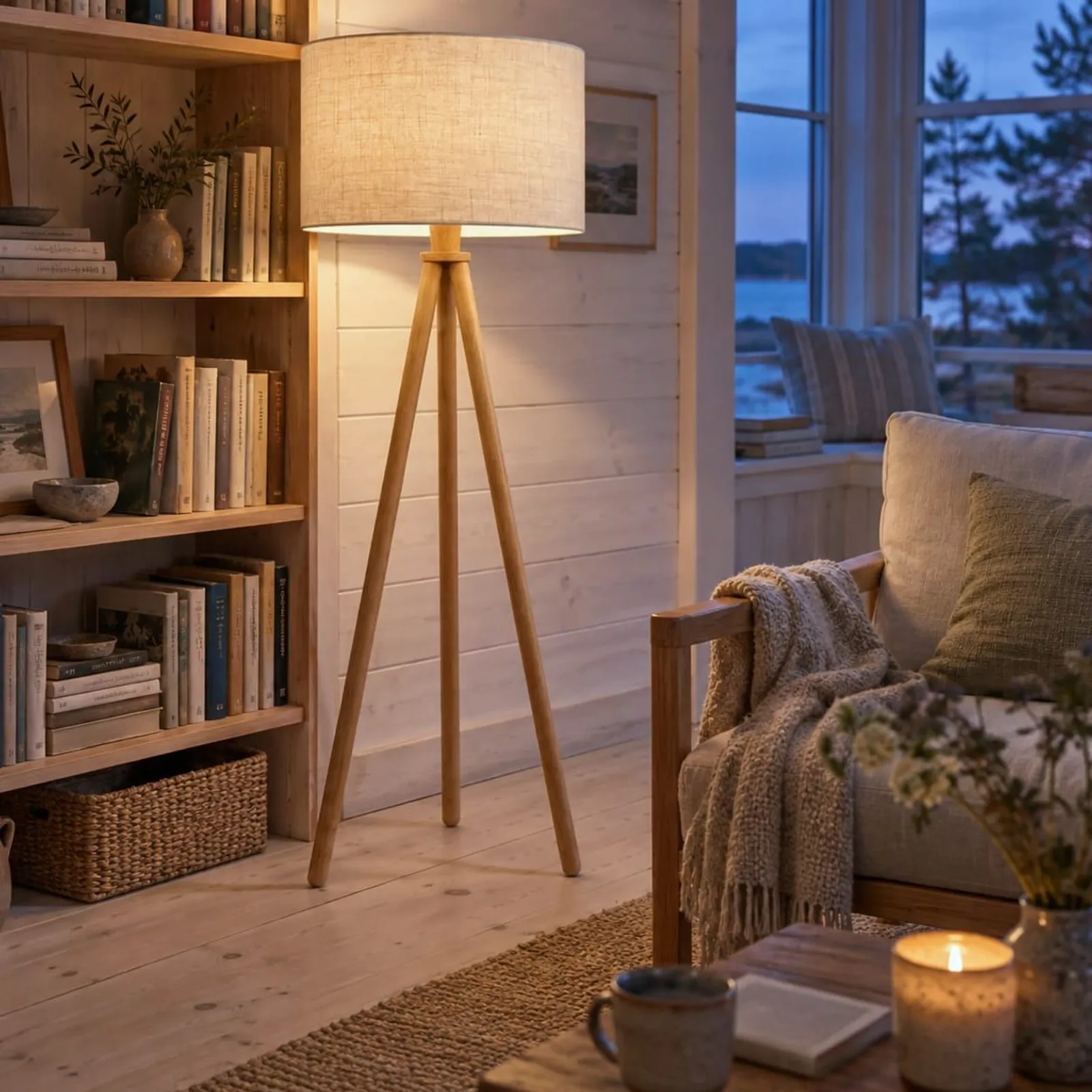 Lampadaire Ö en chêne - miniature 3