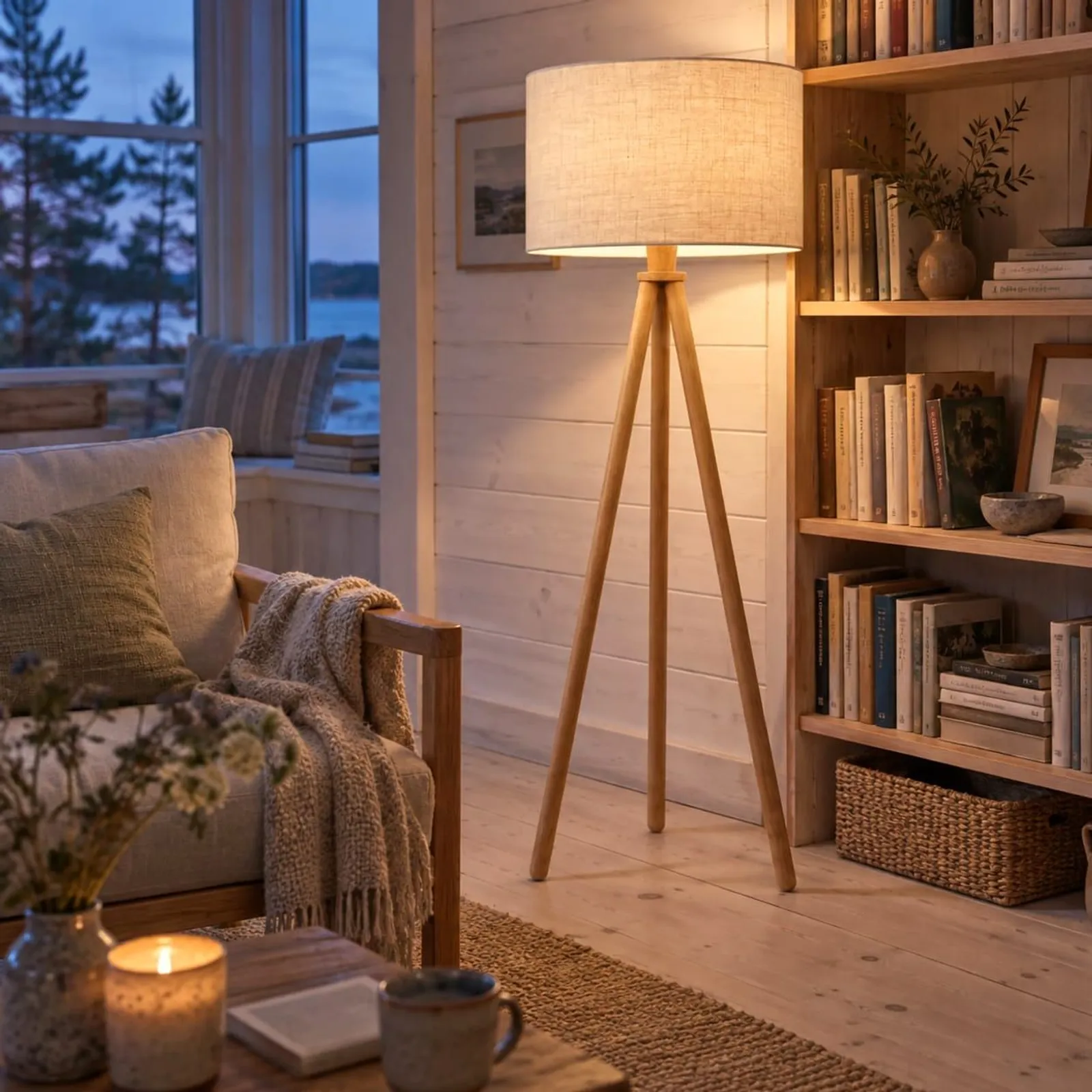 Lampadaire Timjan naturel III - miniature 3