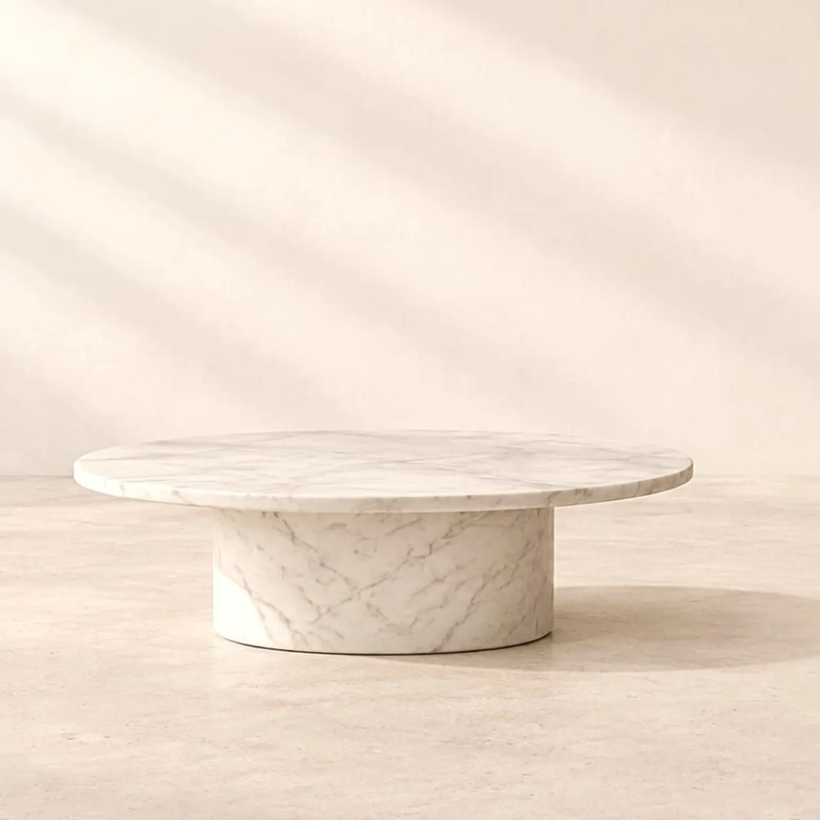 Table basse Timjan blanc craie II - miniature 1