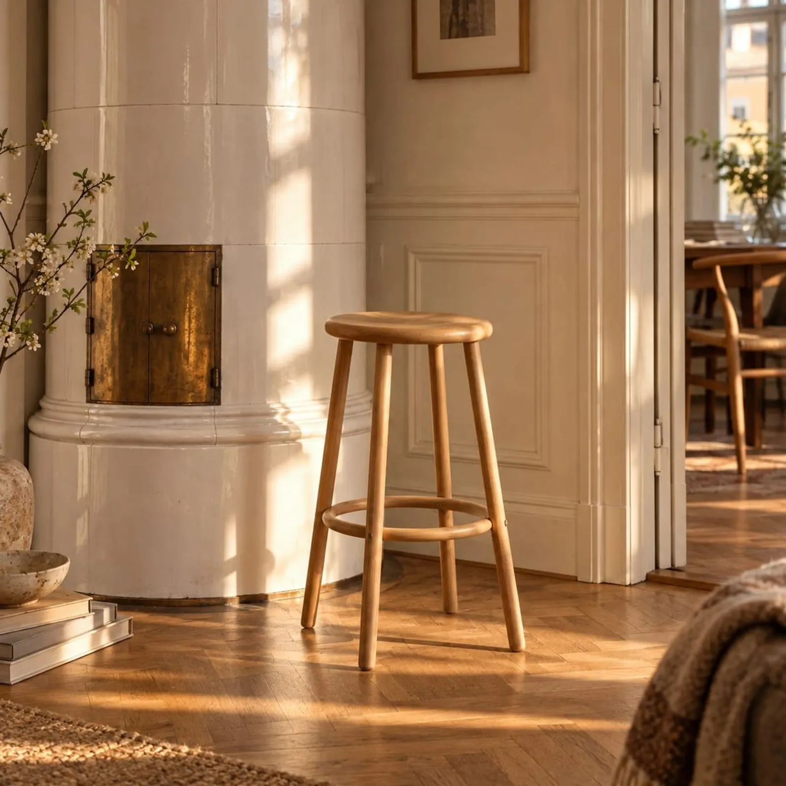 Tabouret Bränna en chêne - miniature 2