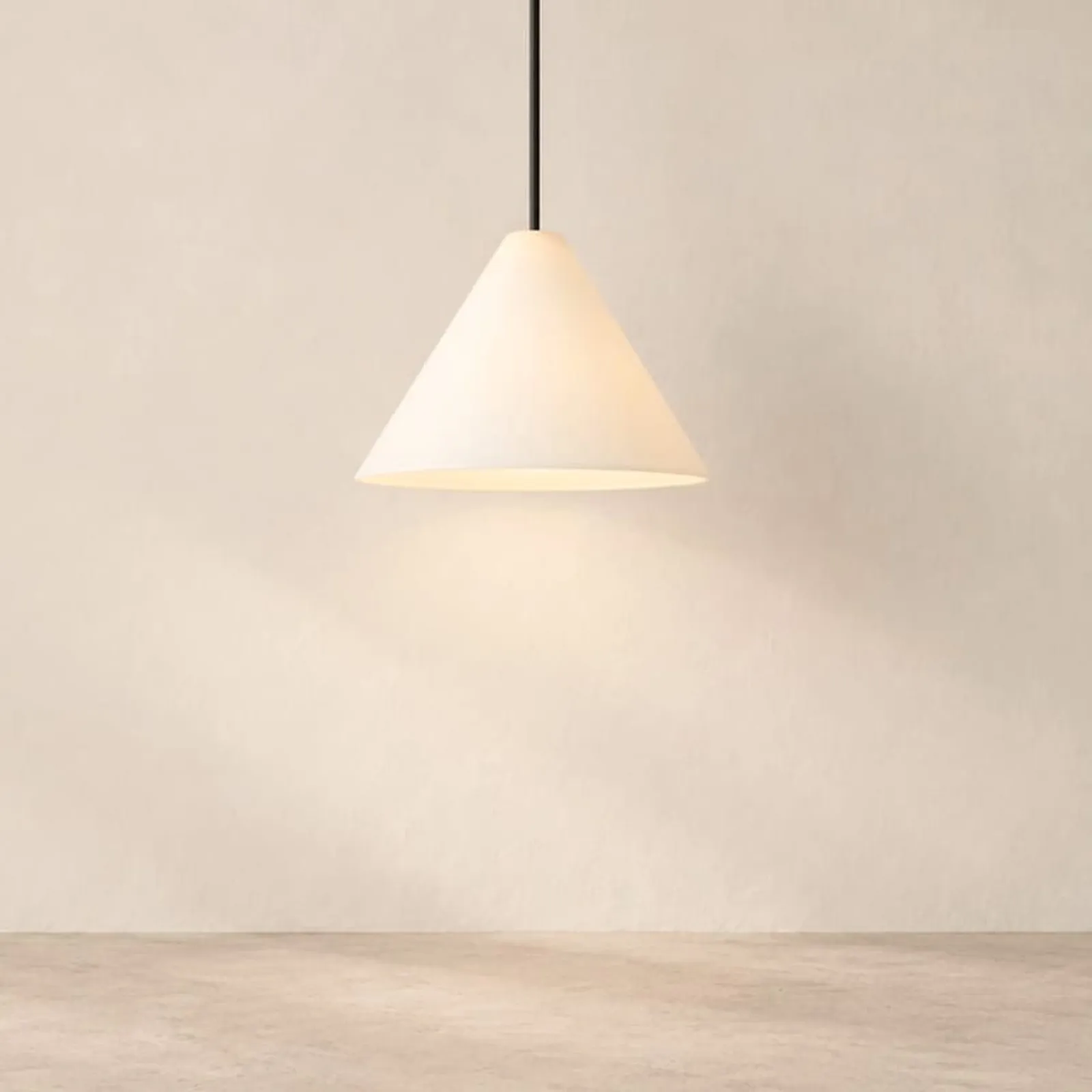 Suspension Kaprifol blanc craie III - miniature 1