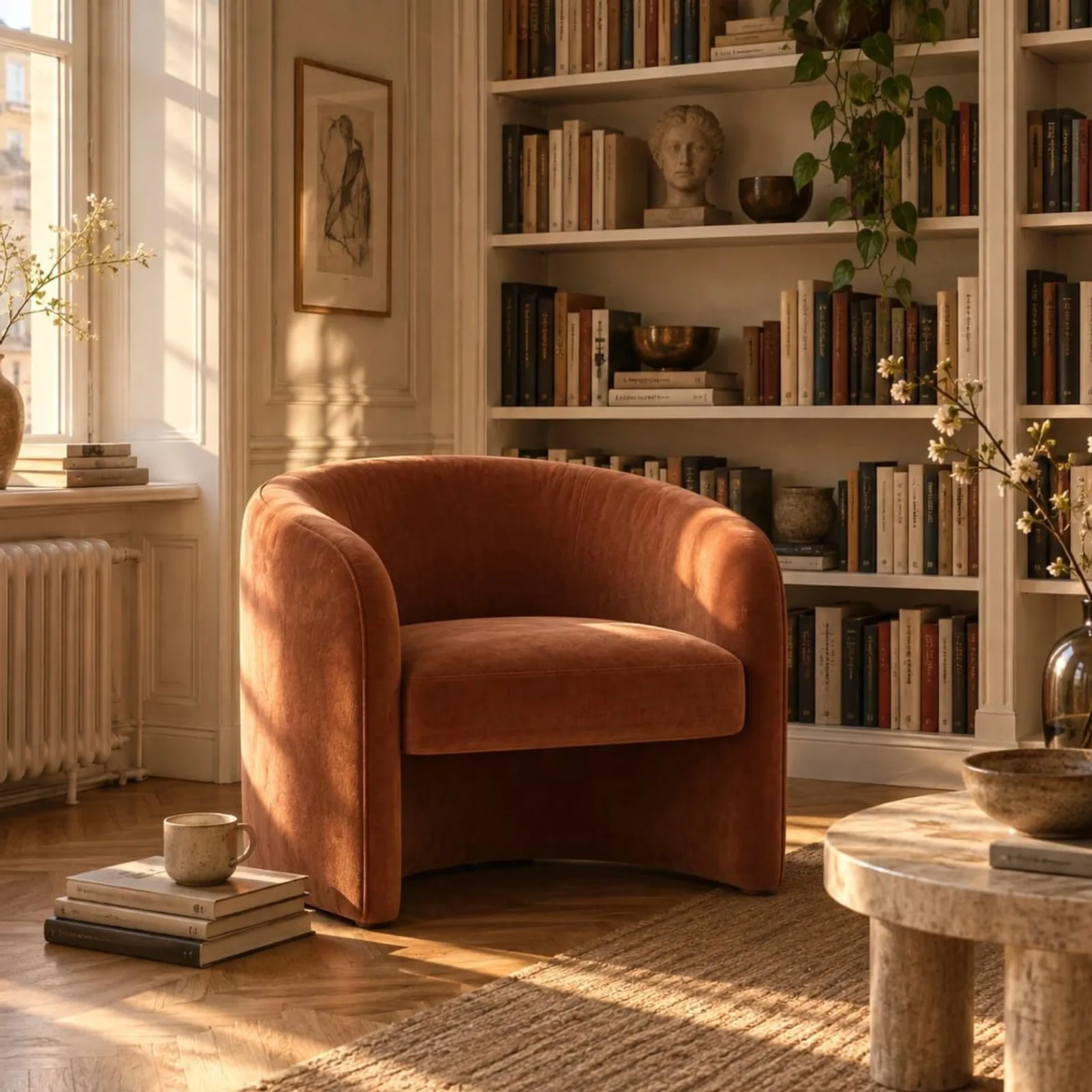 Fauteuil Videt en rotin - miniature 2