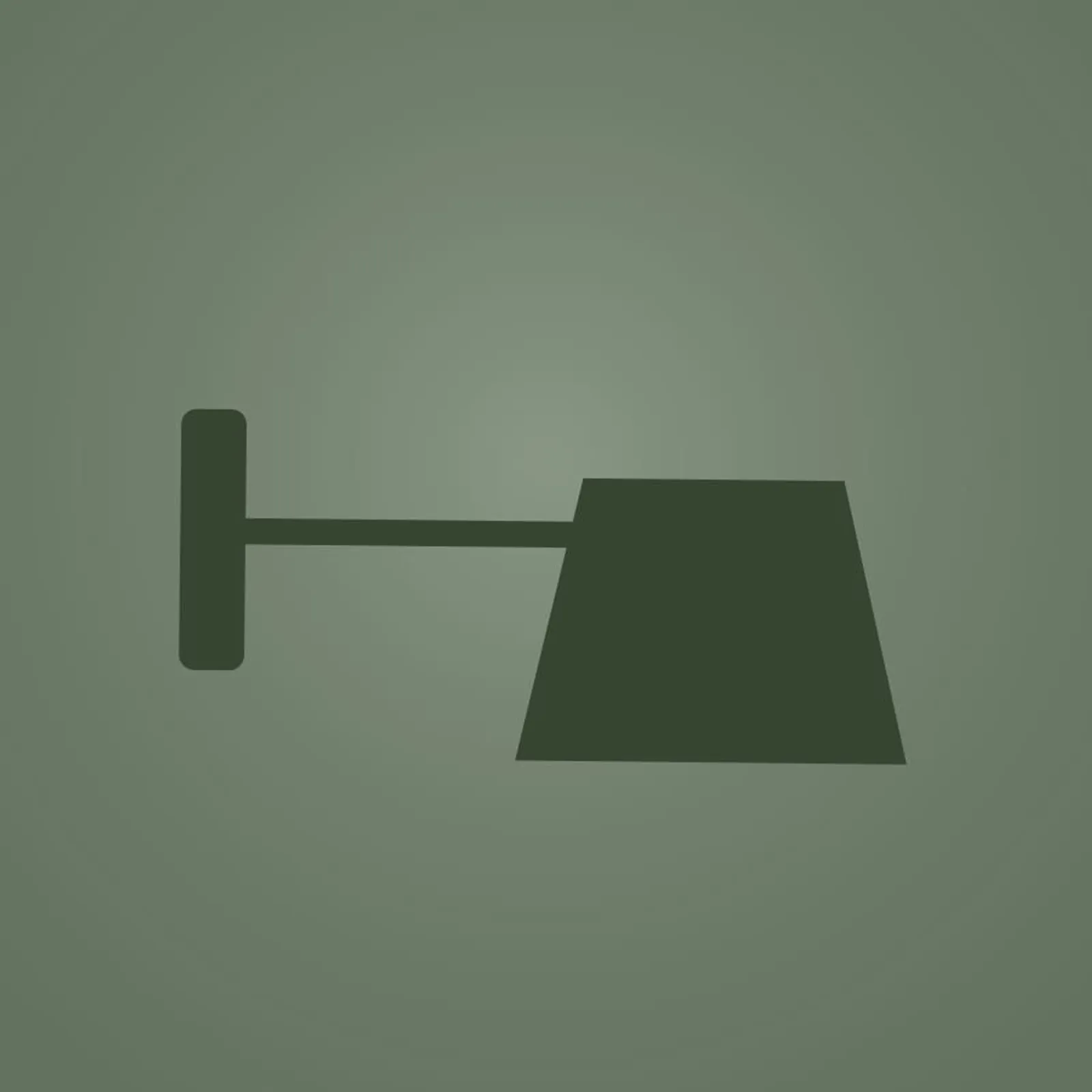 Vägglampa Hassel Mässing