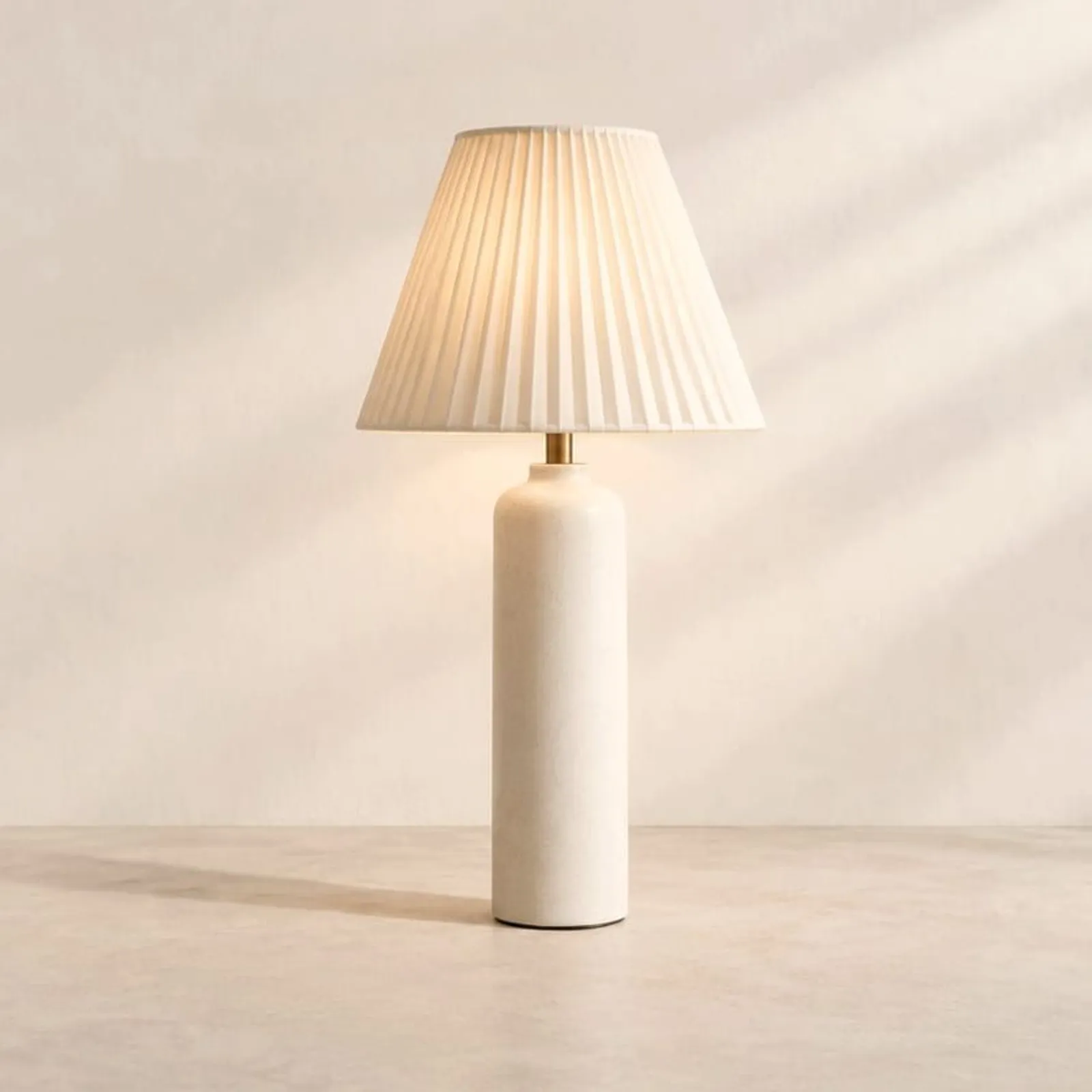 Lampe de table Oxel en grès - miniature 1