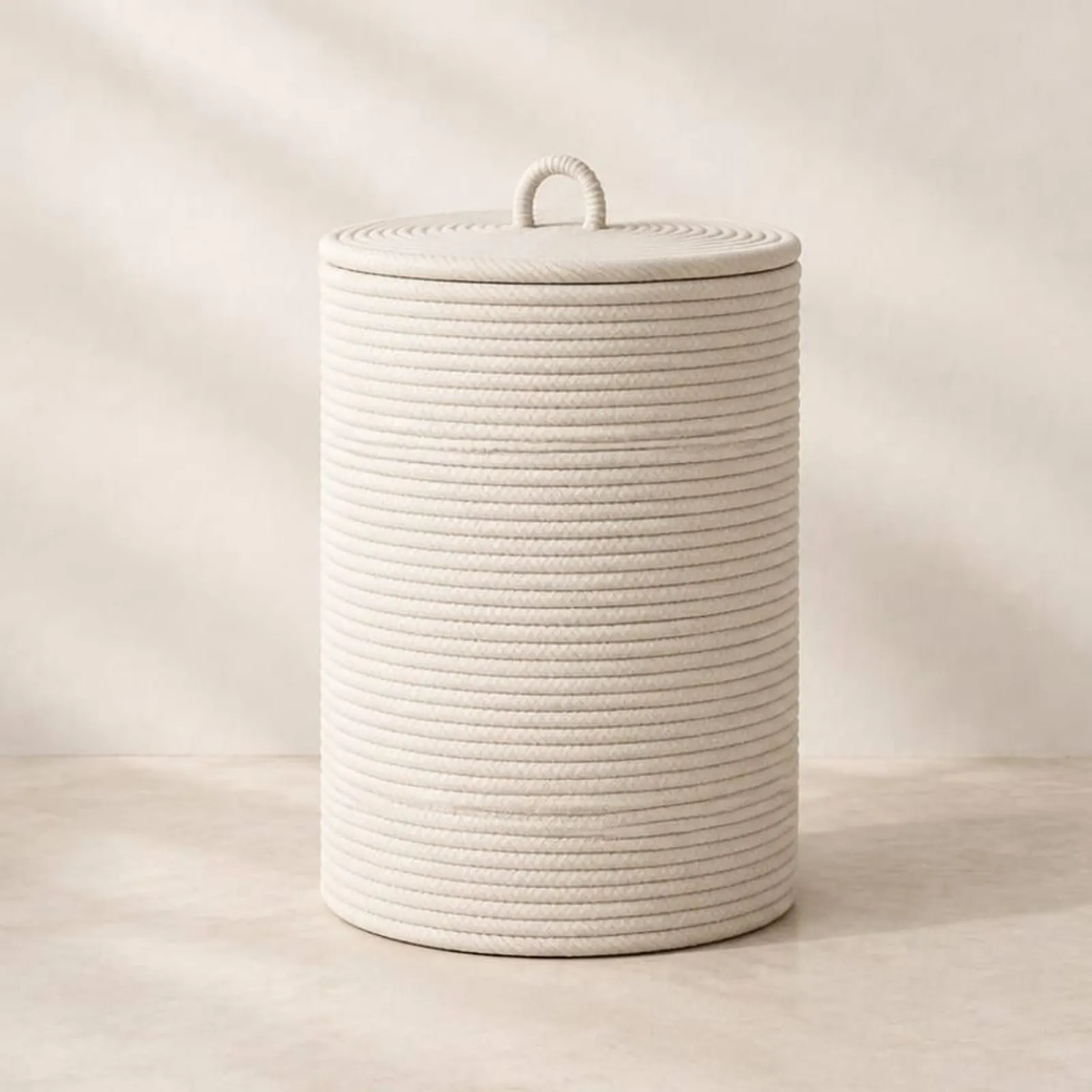 Panier Ull blanc craie
