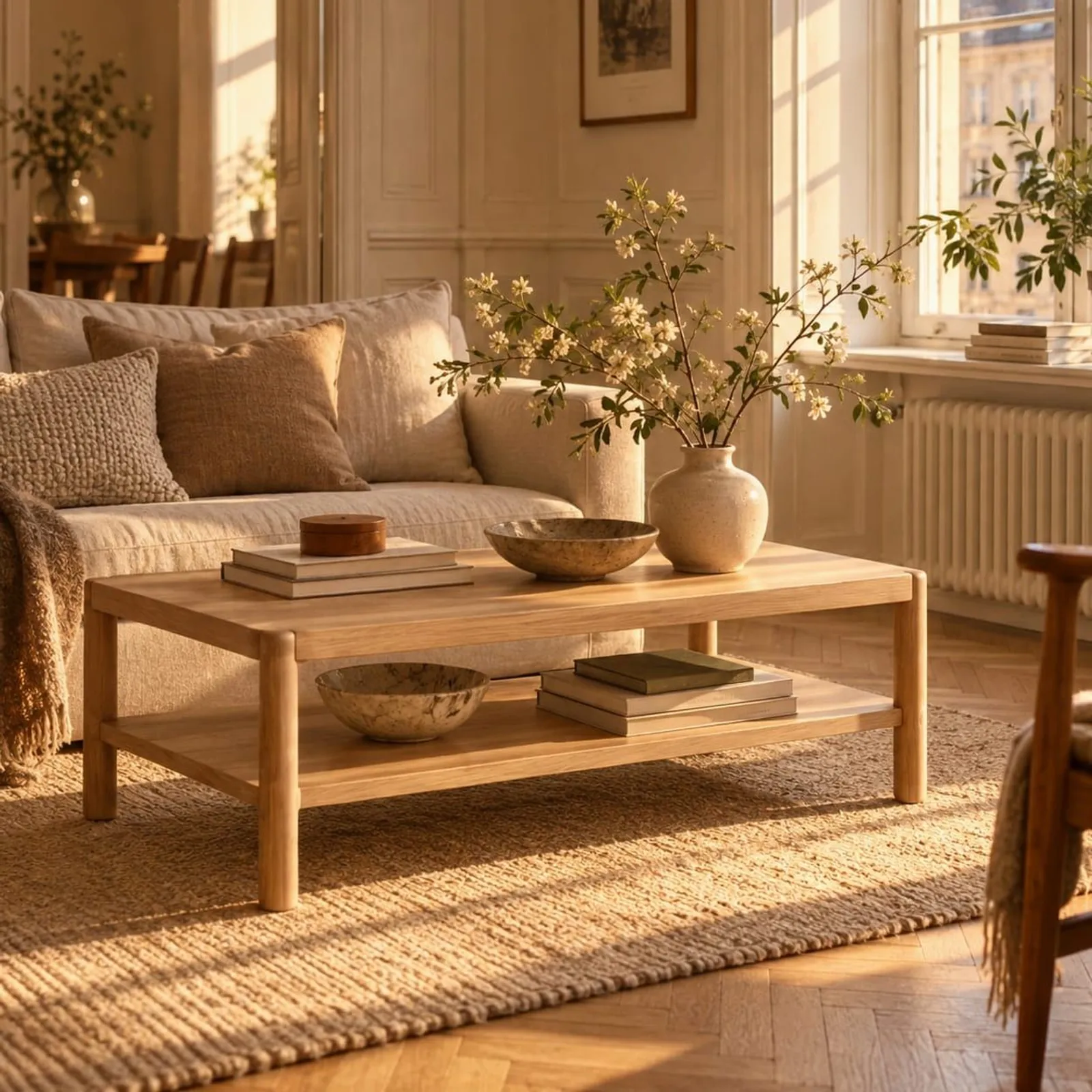 Table basse Ull en chêne - miniature 2